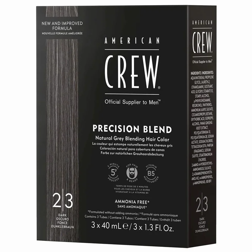 American Crew Precision Blend Dark 40 ml - Pack of 3