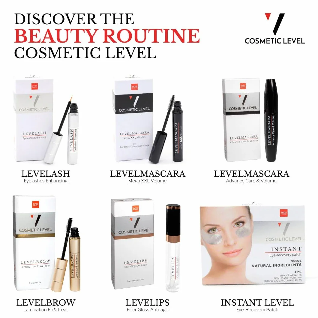 LEVELASH Eyelashes Enhancing | Serum do długich i dużych rzęs w ciągu 2-4 tygodni | Lash Enhancing Serum | Przedłużanie rzęs | Testowane dermatologicznie i okulistycznie | 3 ml