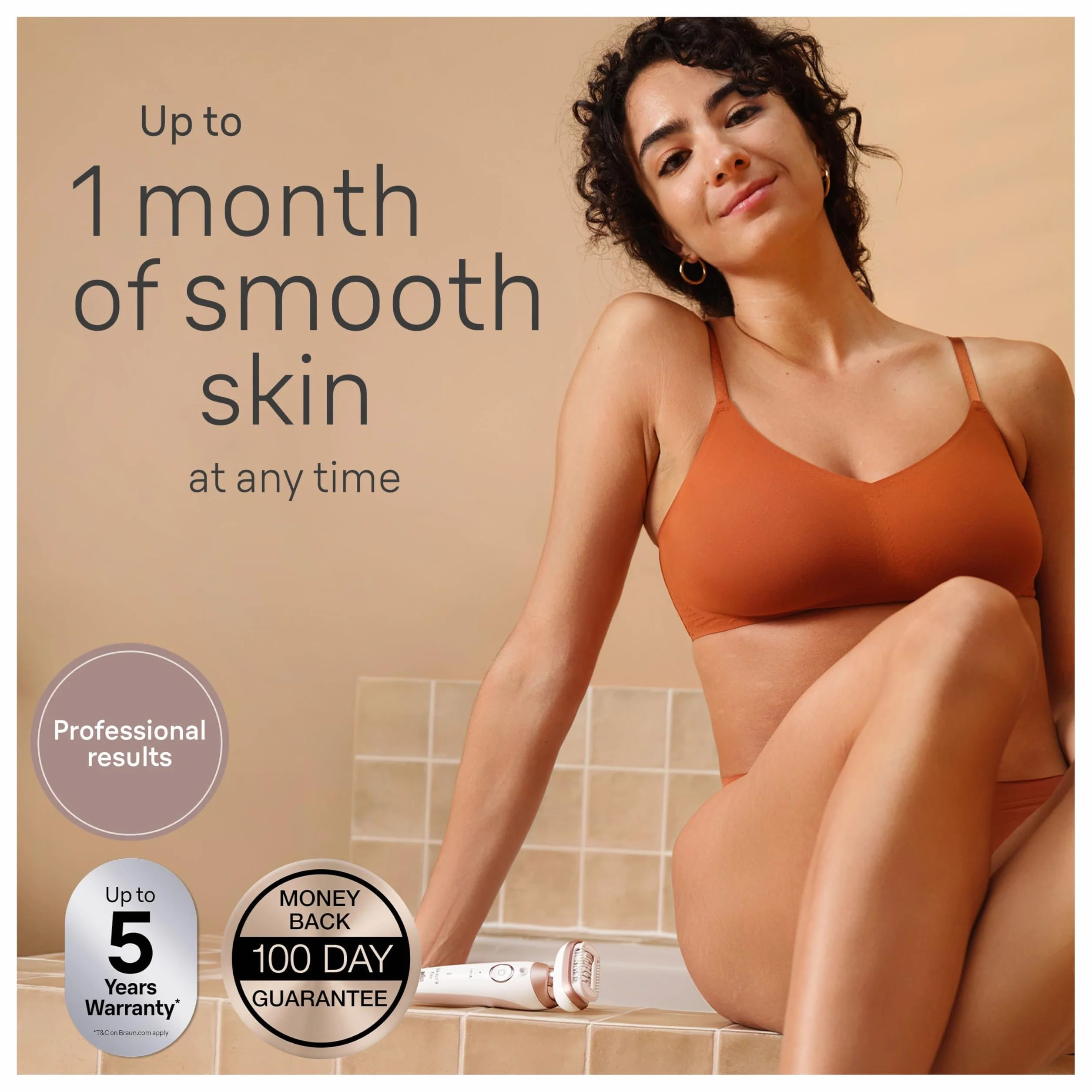 Braun Silk-épil 9 Flex SkinSpa All-in-One Set, depilator damski/depilator do długotrwałego usuwania włosów, mini golarka do ciała, 9-481 3D, biały/złoty