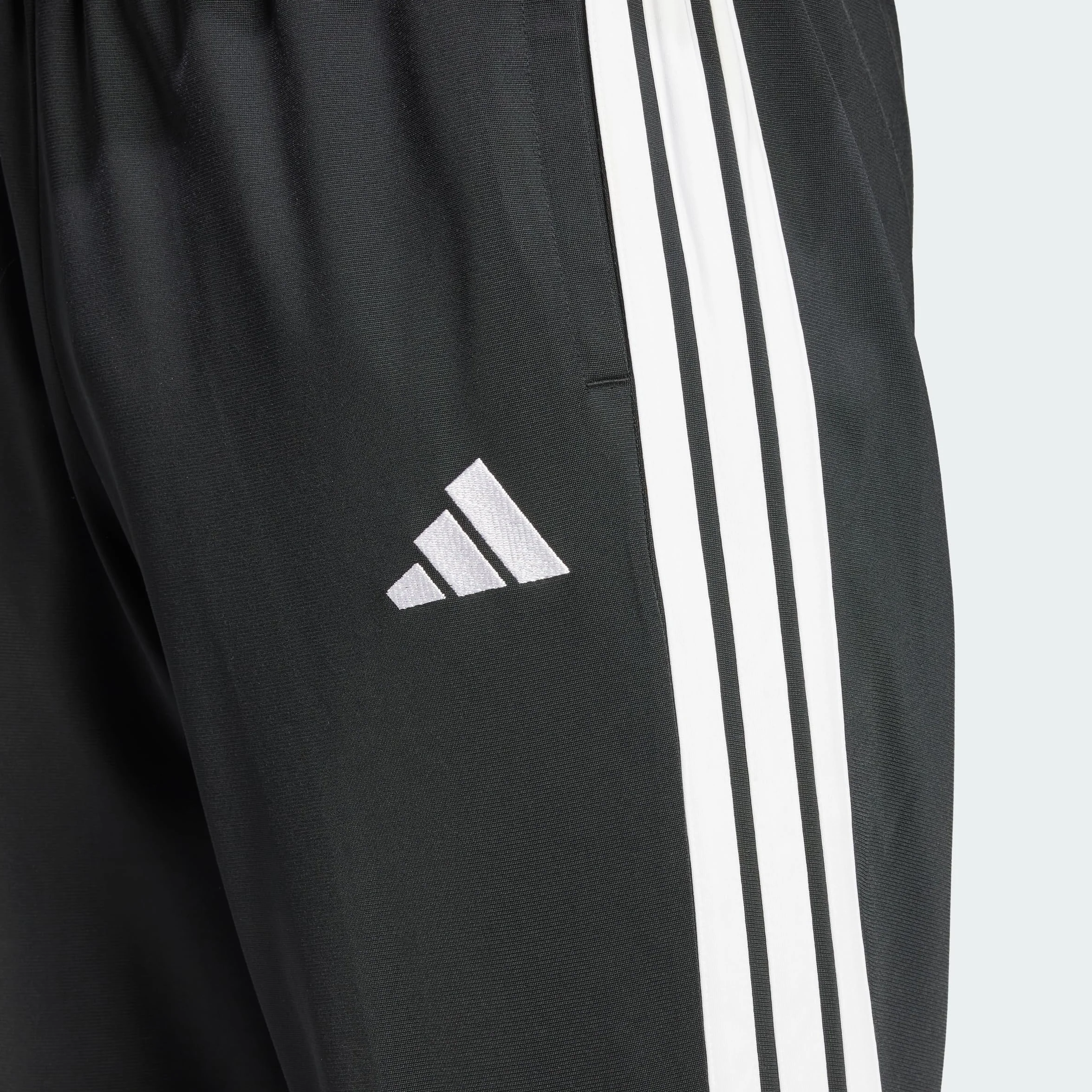 adidas Mężczyźni SPORTSWEAR BASIC 3 STRIPES TRICOT TRACKSUIT, Black, L Tall