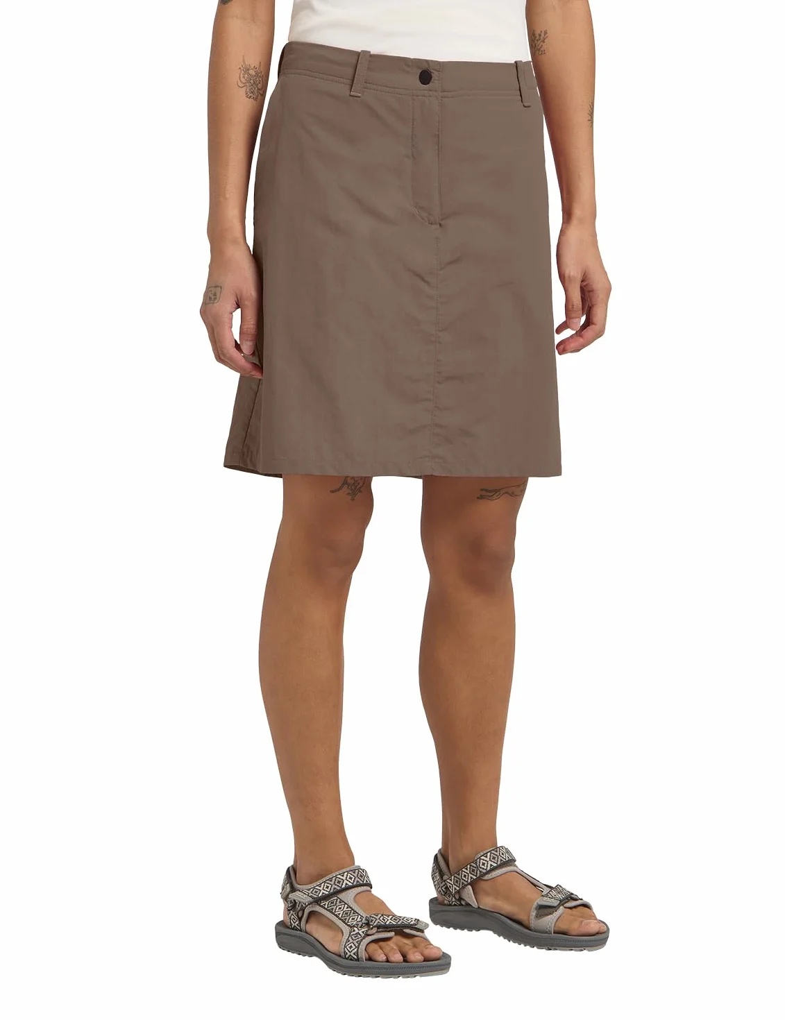 Jack Wolfskin Tihama W Skort damskie, Zimna kawa, 38