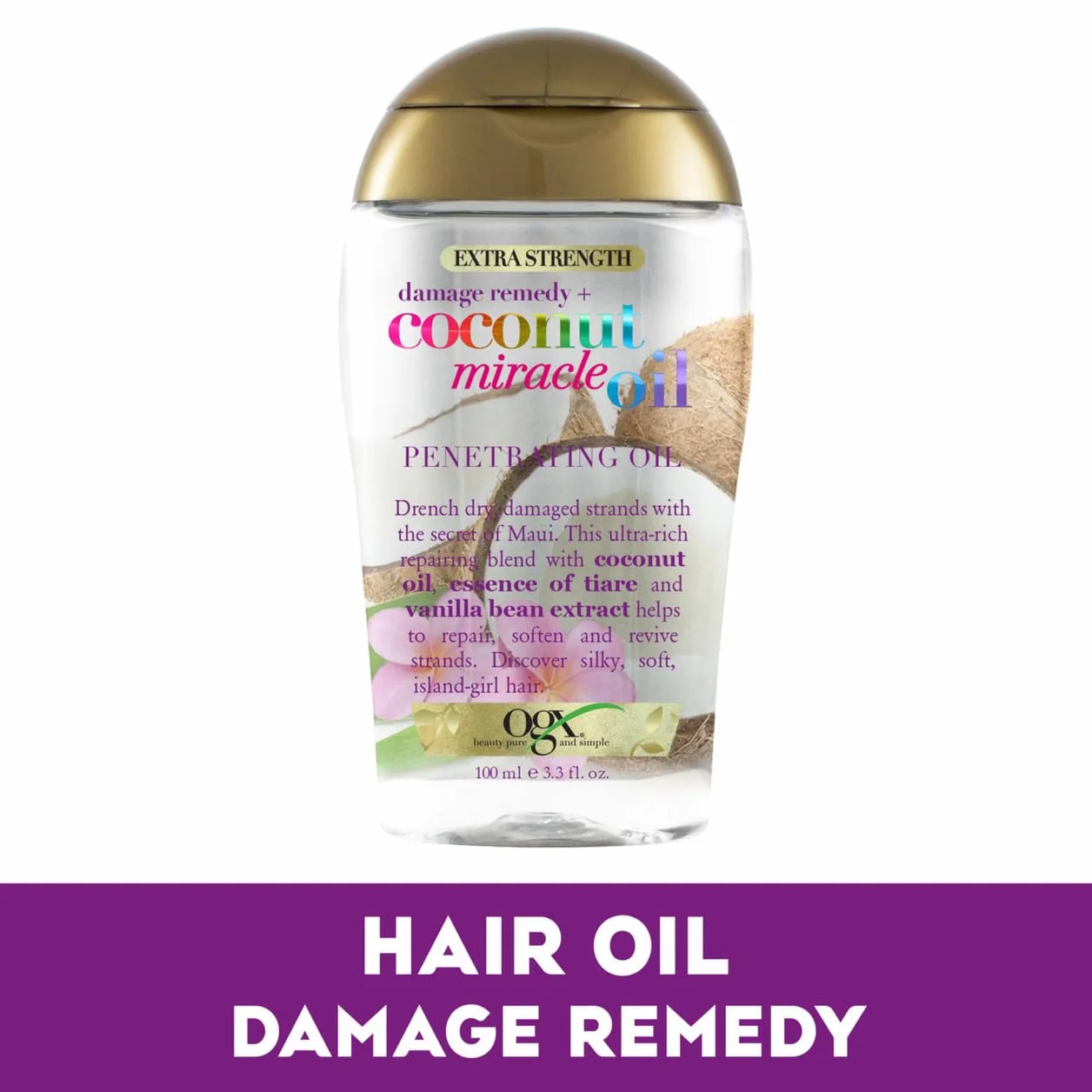 Ogx Coconut Miracle Olejek do Włosów, 100 ml