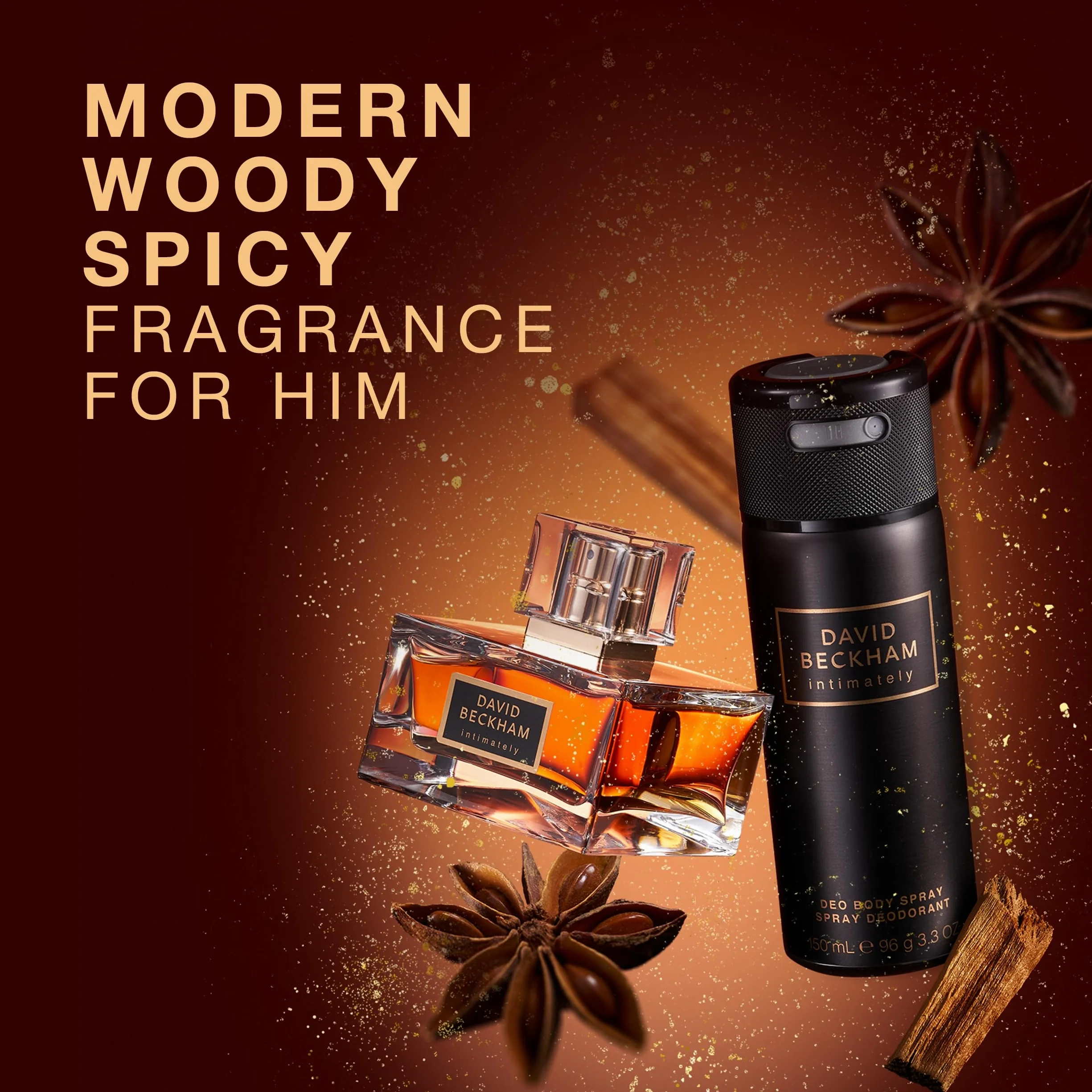David Beckham Intimately Pudełko upominkowe woda toaletowa dezodorant w sprayu do ciała 75 ml 150 ml