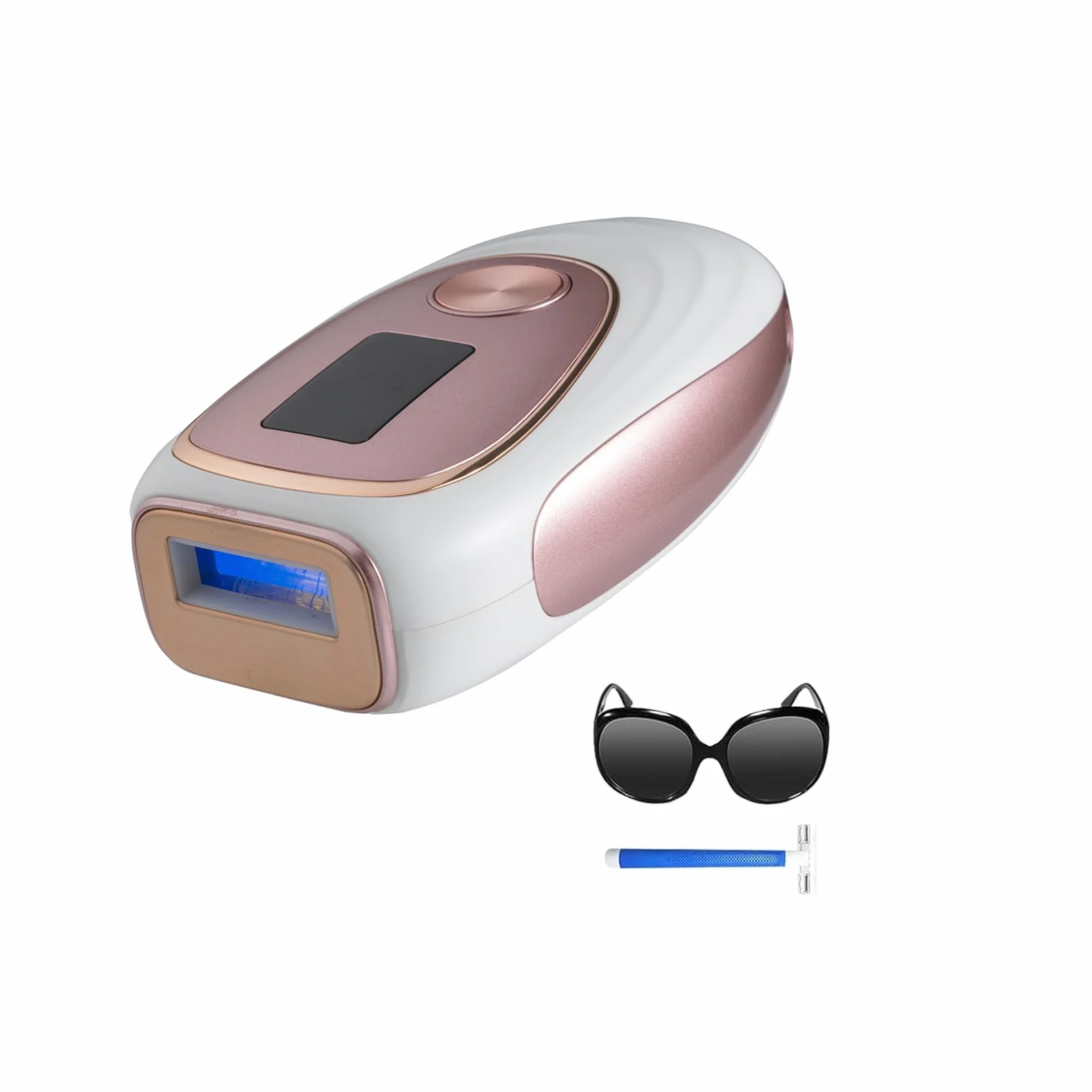 LYSMOSKI IPL Laser Hair Removal with Ice-Cooling System for Painless Long-Lasting Result, At-Home Hair Remover Device for Armpits Back Legs Arms Face Bikini Line