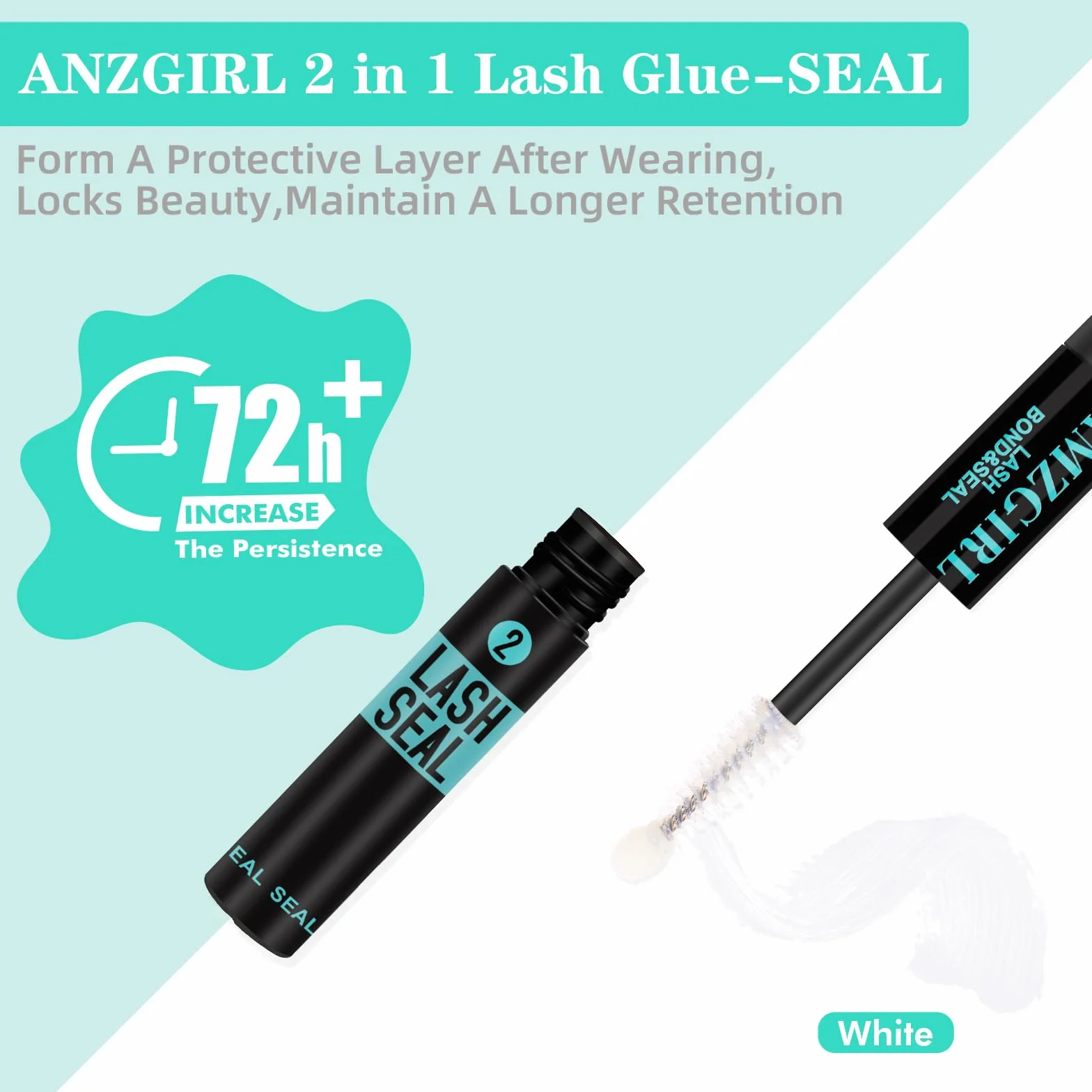 Lash Bond and Seal House of Lash Clusters rzęsa 10 ml, długotrwały 72 godziny, czarny DIY