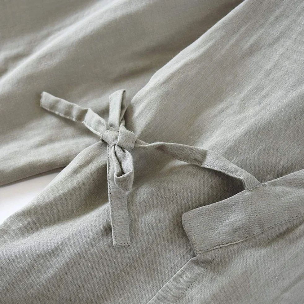Męskie japońskie kimono bawełniane Hanfu starożytna piżama garnitur plus size taoistyczna odzież odzież zen