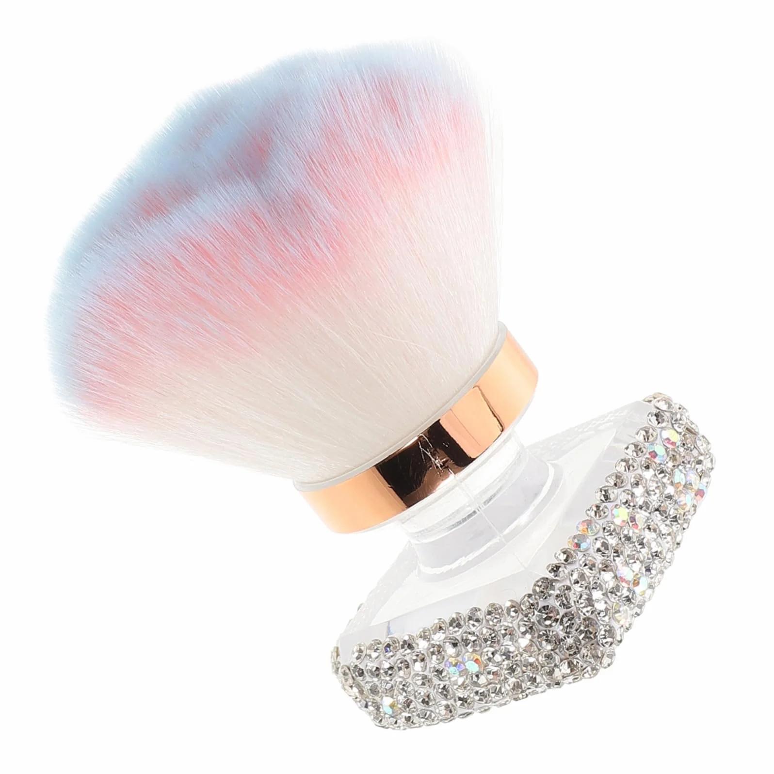 FRCOLOR Powder Remover Brush Flower Shape Nail Dusting Brush Soft Synthetic Bristles Manicure Pedicure Tool