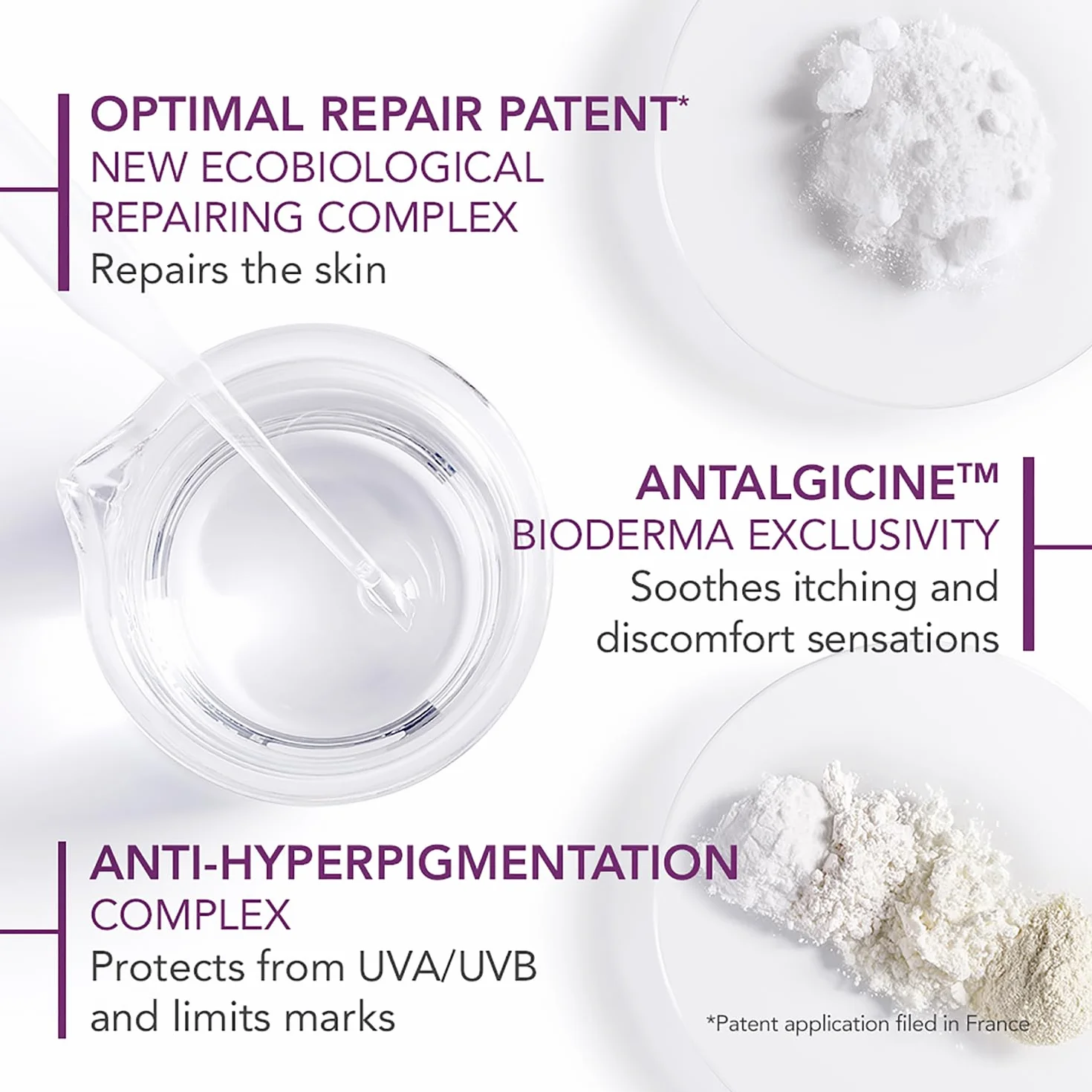 BIODERMA Cicabio Creme+ SPF50+ Ultra regenerująca i kojąca pielęgnacja przeciw przebarwieniom, chroni przed czynnikami zewnętrznymi, tekstura, efekt opatrunku, dla całej rodziny, tuba 40 ml