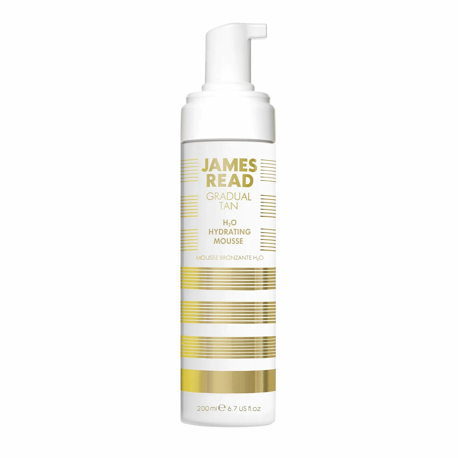 James Read H2O pianka nawilżająca Gradual Tan do twarzy i ciała, lekki do średniego tonu, 200 ml