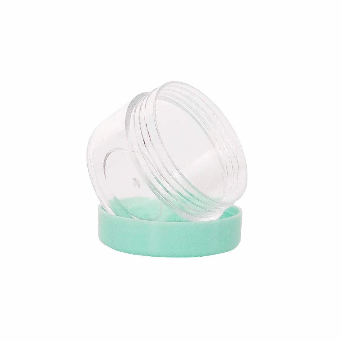 20 sztuk pustych pojemników na próbki 15 g, 15 ml, wielokolorowe pojemniki na kosmetyki z pokrywką, do makijażu, cieni do powiek, paznokci, pereł, błyszczyka do ust, balsamu, balsamu,