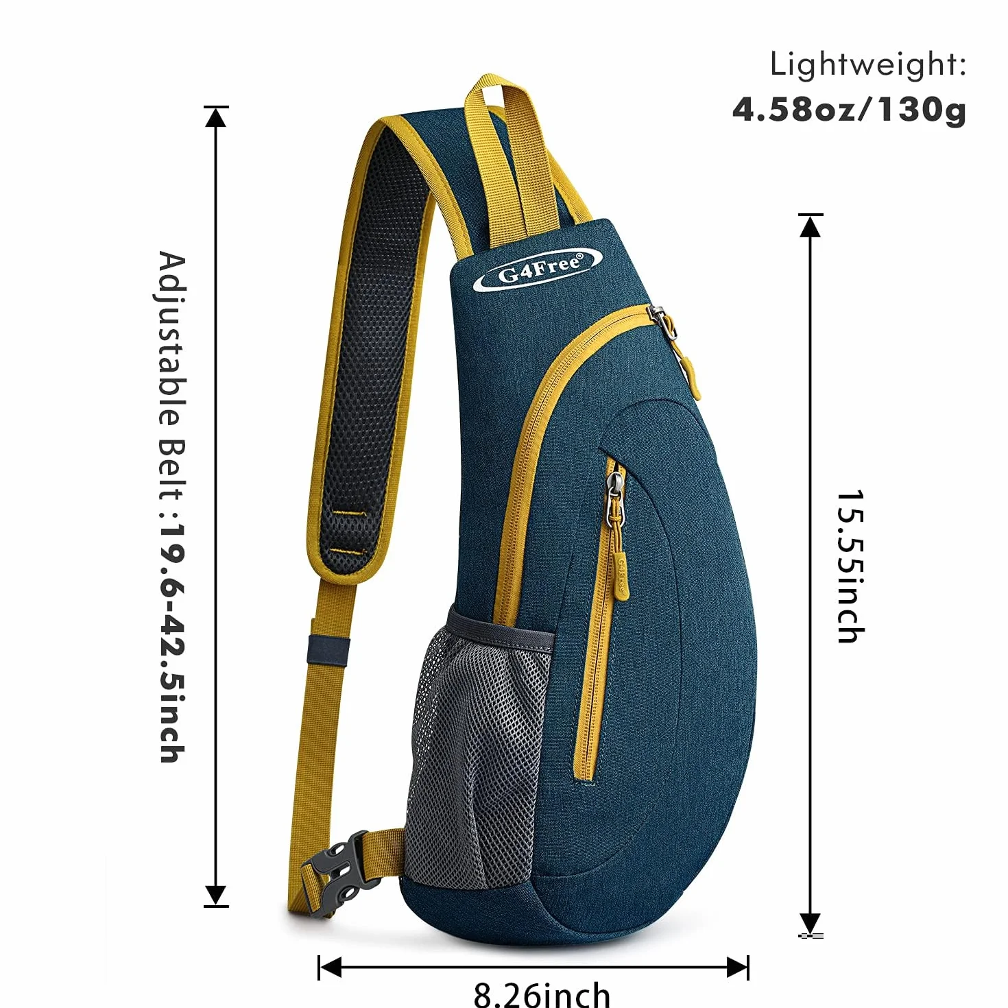 G4Free Sling Bags plecak męski na ramię, mały cross, na klatkę piersiową, plecak