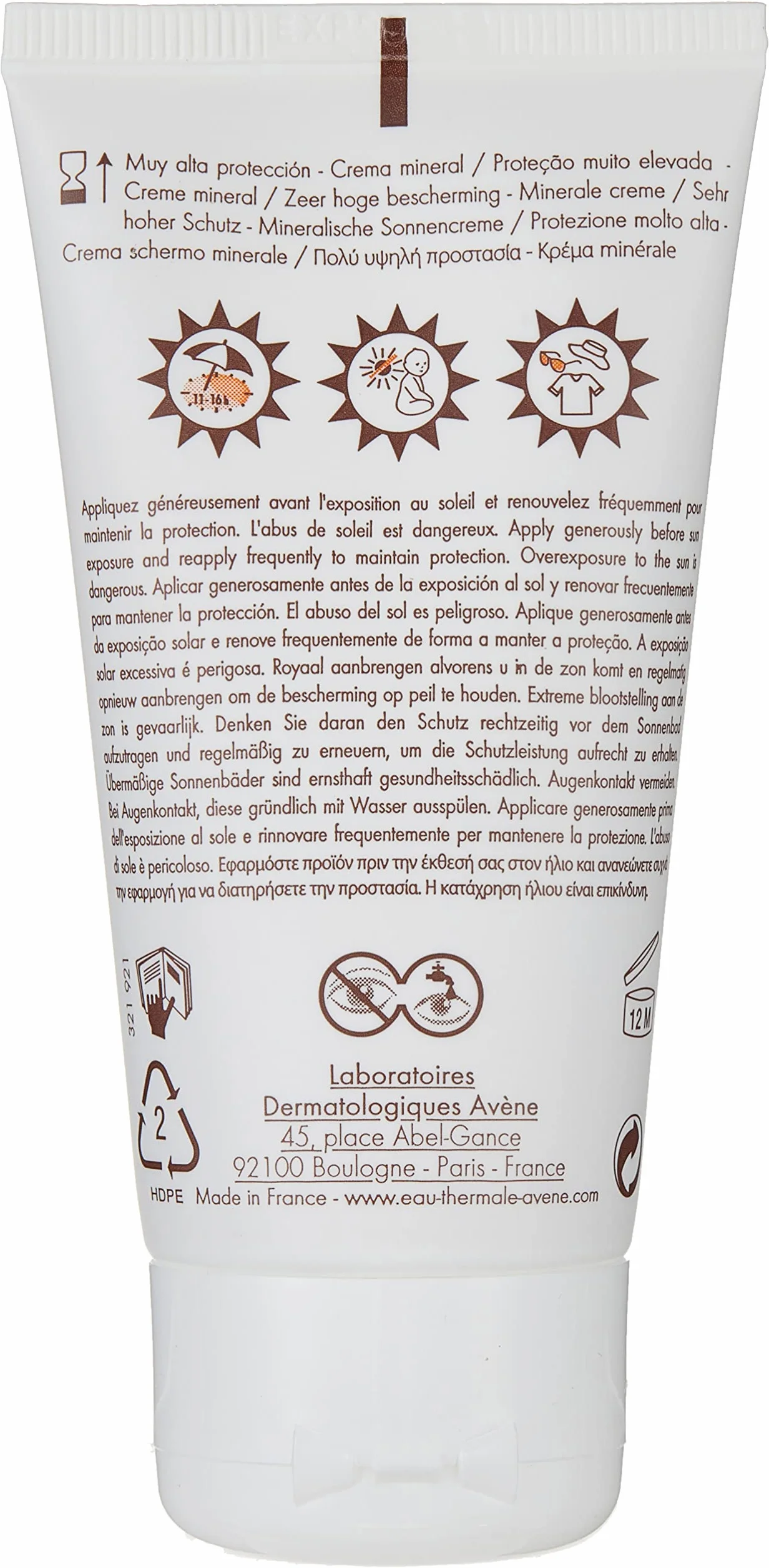 Avène mineralny krem przeciwsłoneczny SPF 50, 50 ml