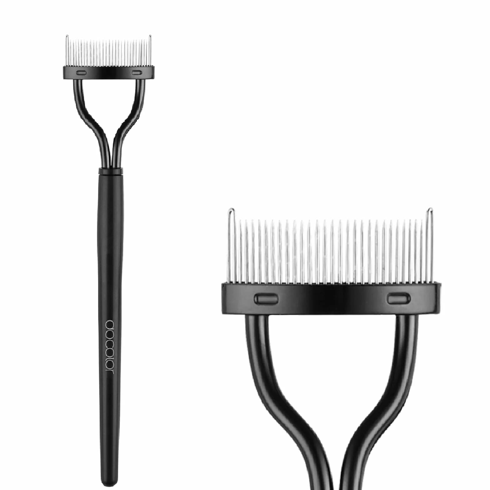 Wałki do włosów grzebień do rzęs, Docolor Make-up Mascara aplikator do brwi szczotka do pielęgnacji brwi narzędzie
