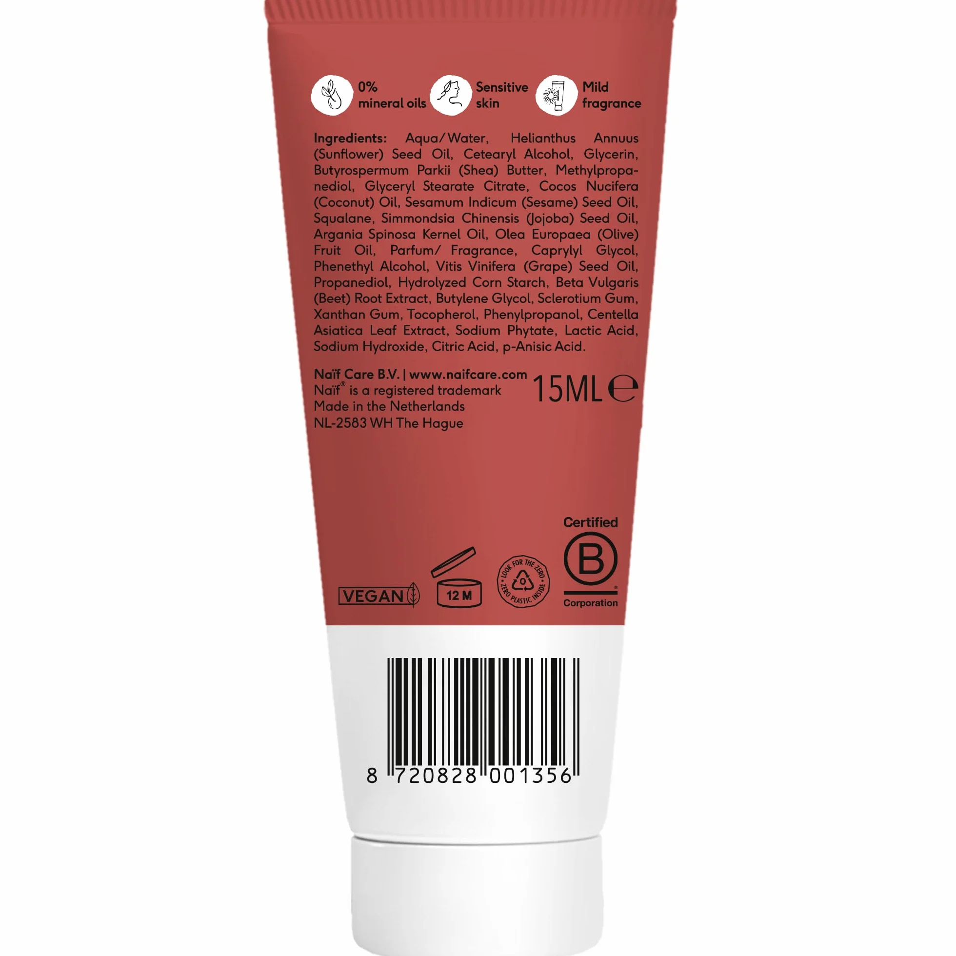 Naiwny - Odżywczy balsam na brzuch - dla kobiet w ciąży - bez mikroplastiku i oleju mineralnego, 75 ml