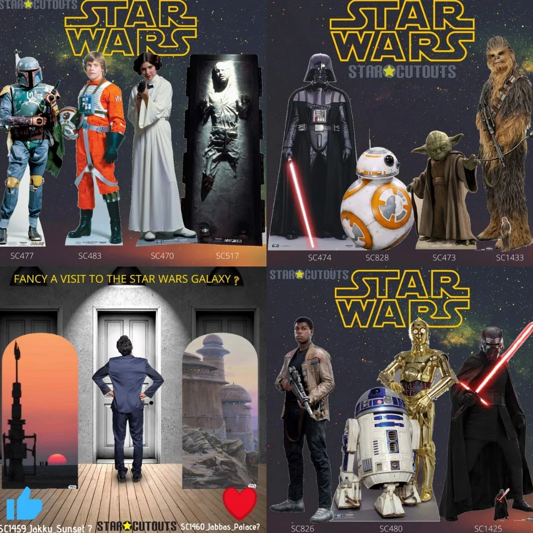 Star Wars Oficjalne wycięcia, tektura, R2bhd, 93 x 61 x 93 cm