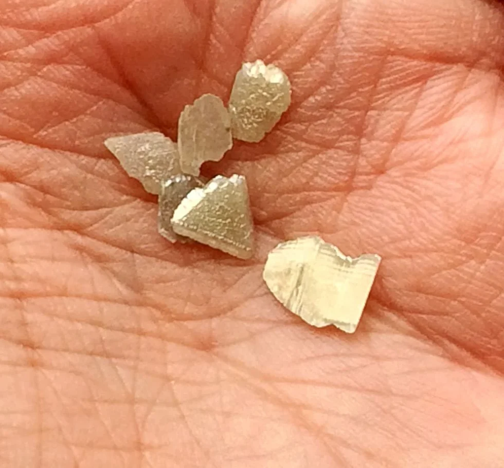 5-6 mm Biały diament, białe nieoszlifowane plastry diamentu, biały naturalny nieoszlifowany diament, surowe, nieoszlifowane plastry diamentu na biżuterię (opcje od 1 CT do 5 CT), 5-6 MM