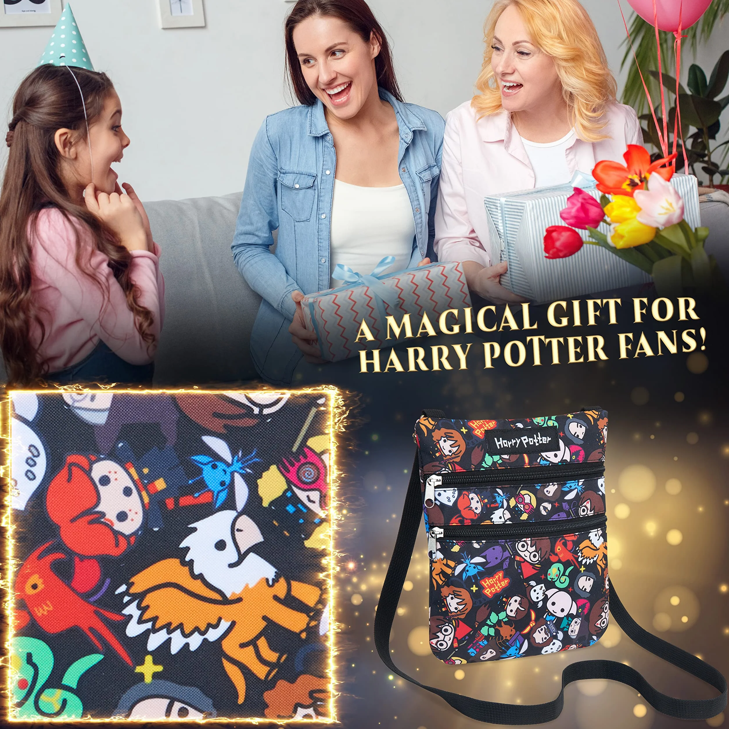 Harry Potter Cross Body Bag dla dziewczynek, Harry Potter Prezenty dla dziewczynek