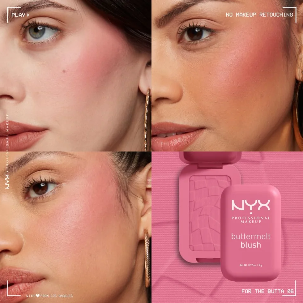 NYX PROFESSIONAL MAKEUP Rumieniec w proszku odcień Dla Butta wegańska formuła