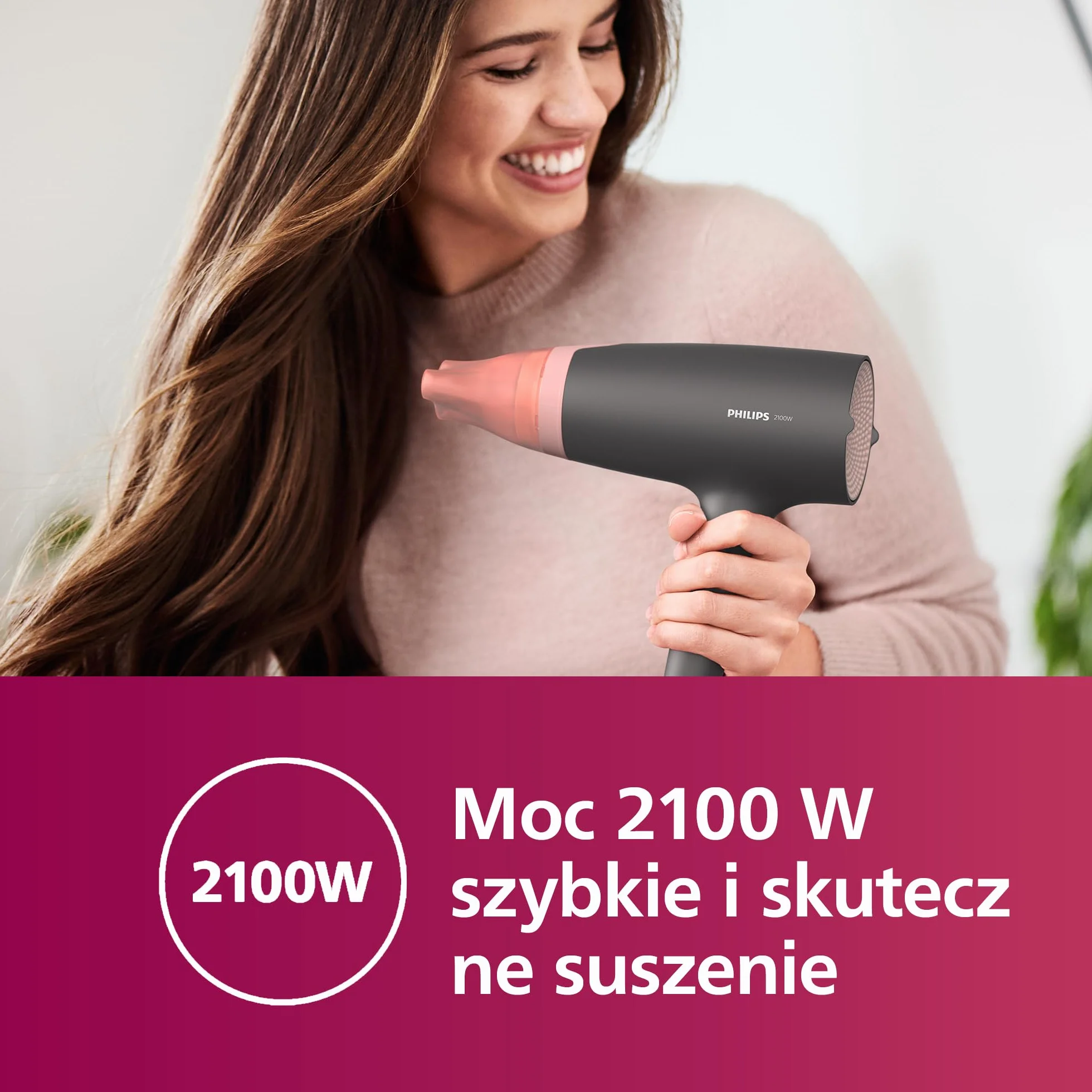 Philips BHD350/10 Essential suszarka do włosów 2100 W