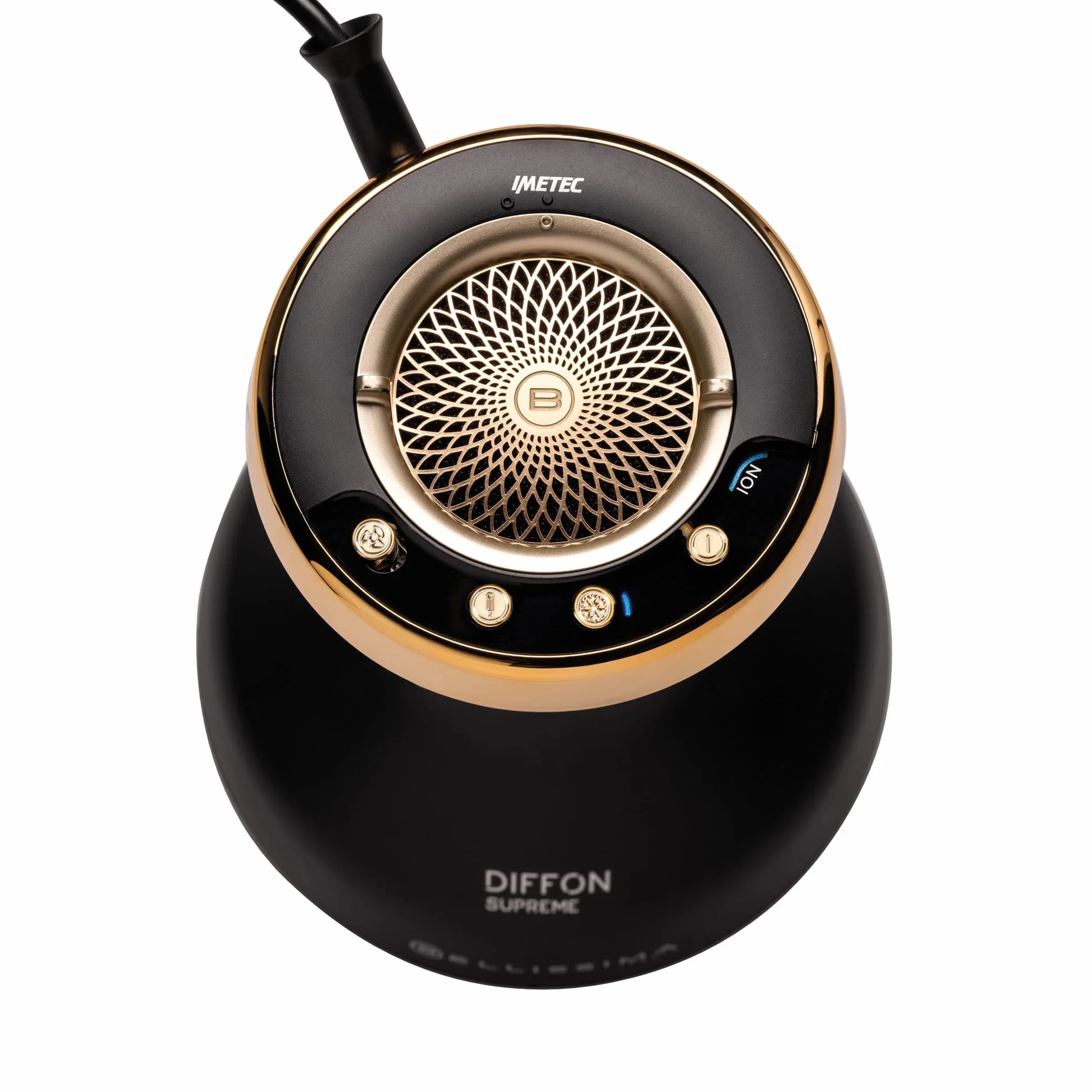 Bellissima 11824 Diffon Supreme, dyfuzor do włosów kręconych, dyfuzor XL z 12 palcami, technologia ceramiczna i olejek arganowy, 2 prędkości, 3 temperatury, jonizator, delikatnie schnący