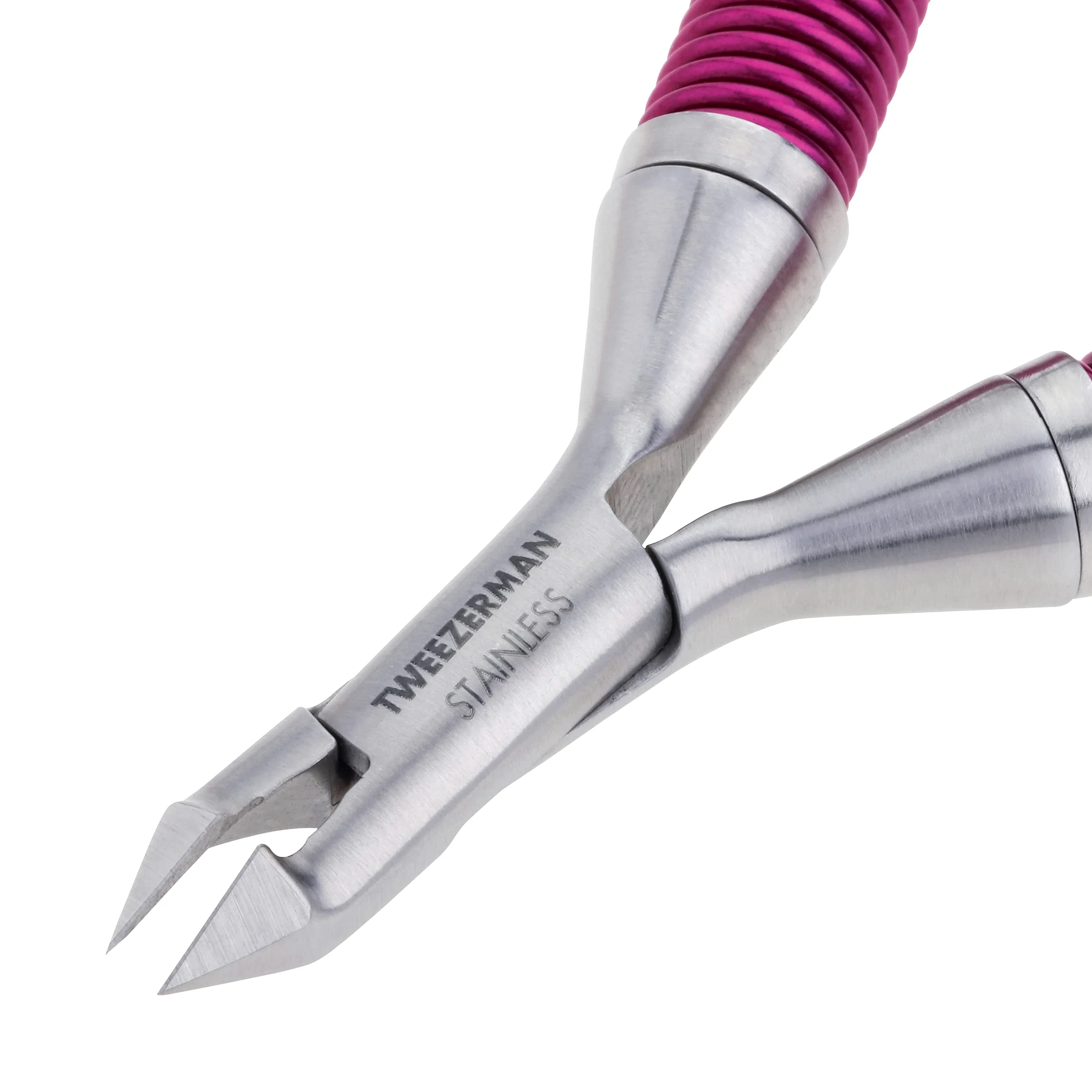 Tweezerman szczypce do skórek paznokci Grip and Snip, ze sprężyną spiralną