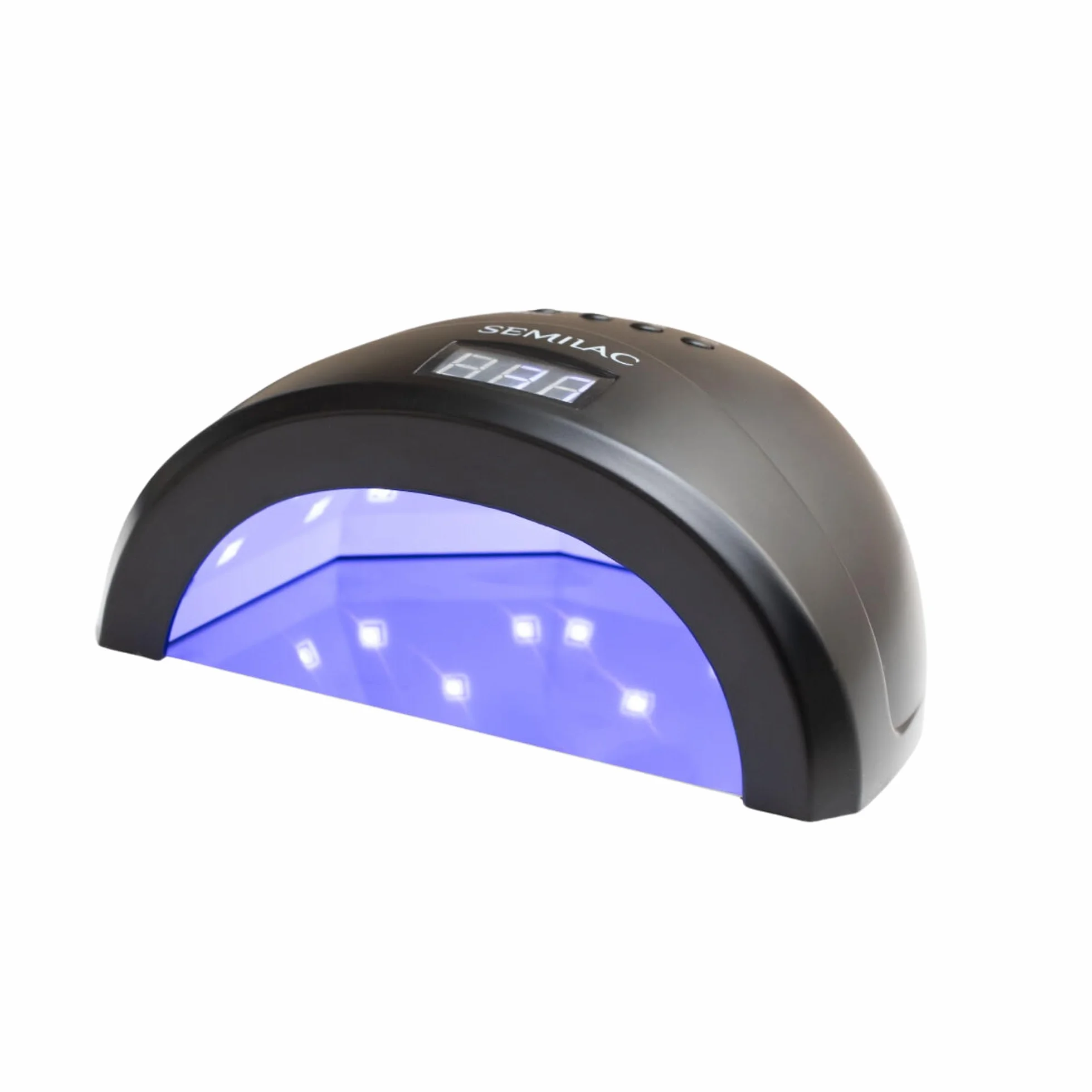 Semilac Lampa Uv Led Do Paznokci Manicure Pedicure Hybrydy All Black 24w/48