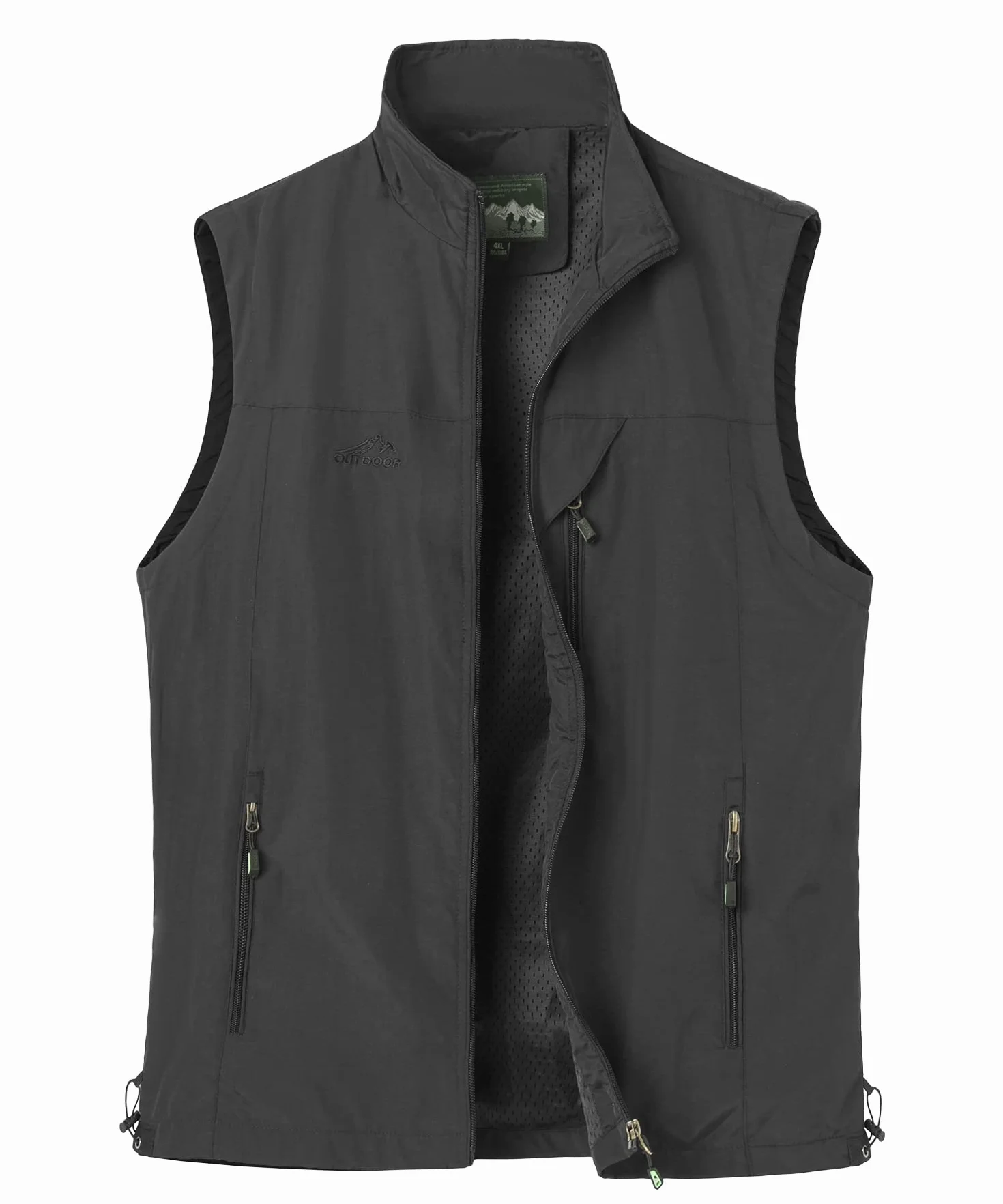 Męskie Outdoor casualowe kamizelki szybkie suche kamizelka wędkarska lekka kurtka bez rękawów oddychająca kamizelka fotograficzna Camping polowanie Top Utility kamizelka