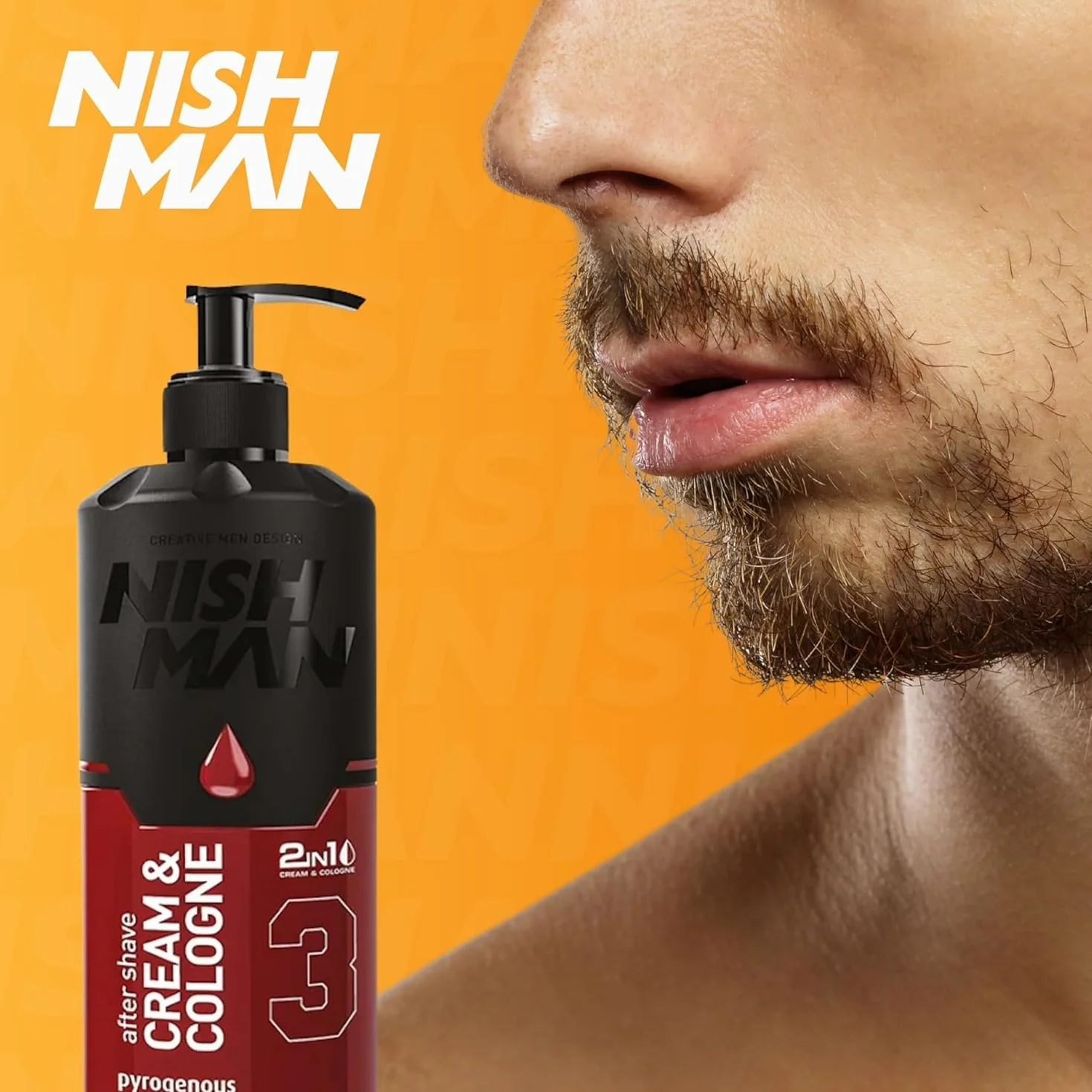 Nishman - Aftershave Cream & Cologne 2in1 Pyrogenous 3 - Balsam po goleniu 400ml