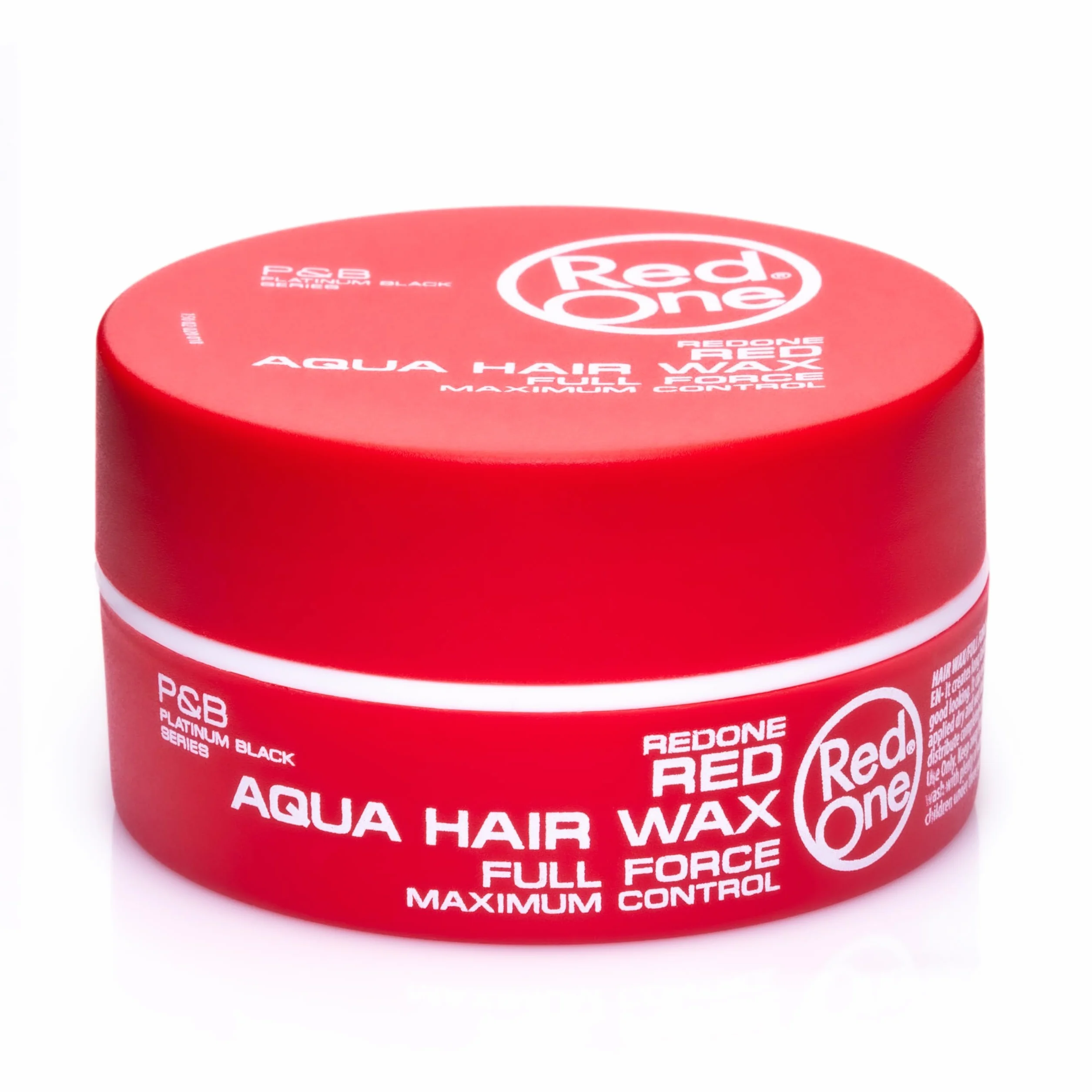 RedOne Wodny wosk do włosów czerwony 150 ml | kontrola krawędzi | ultra przyczepność | wosk do włosów dla mężczyzn i kobiet | zapach truskawek | maksymalna kontrola