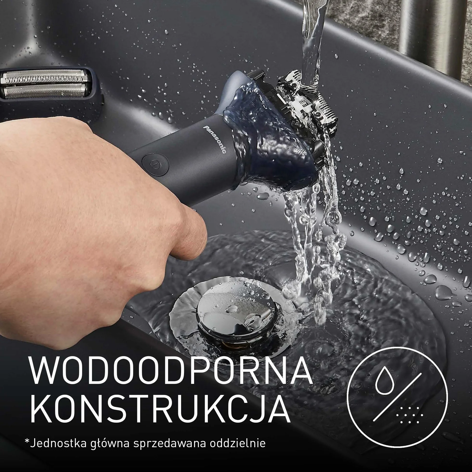 Panasonic ER-CSF1 MULTISHAPE modułowy system do pielęgnacji osobistej nasadka golarki elektrycznej 3 ostrza wodoodporna