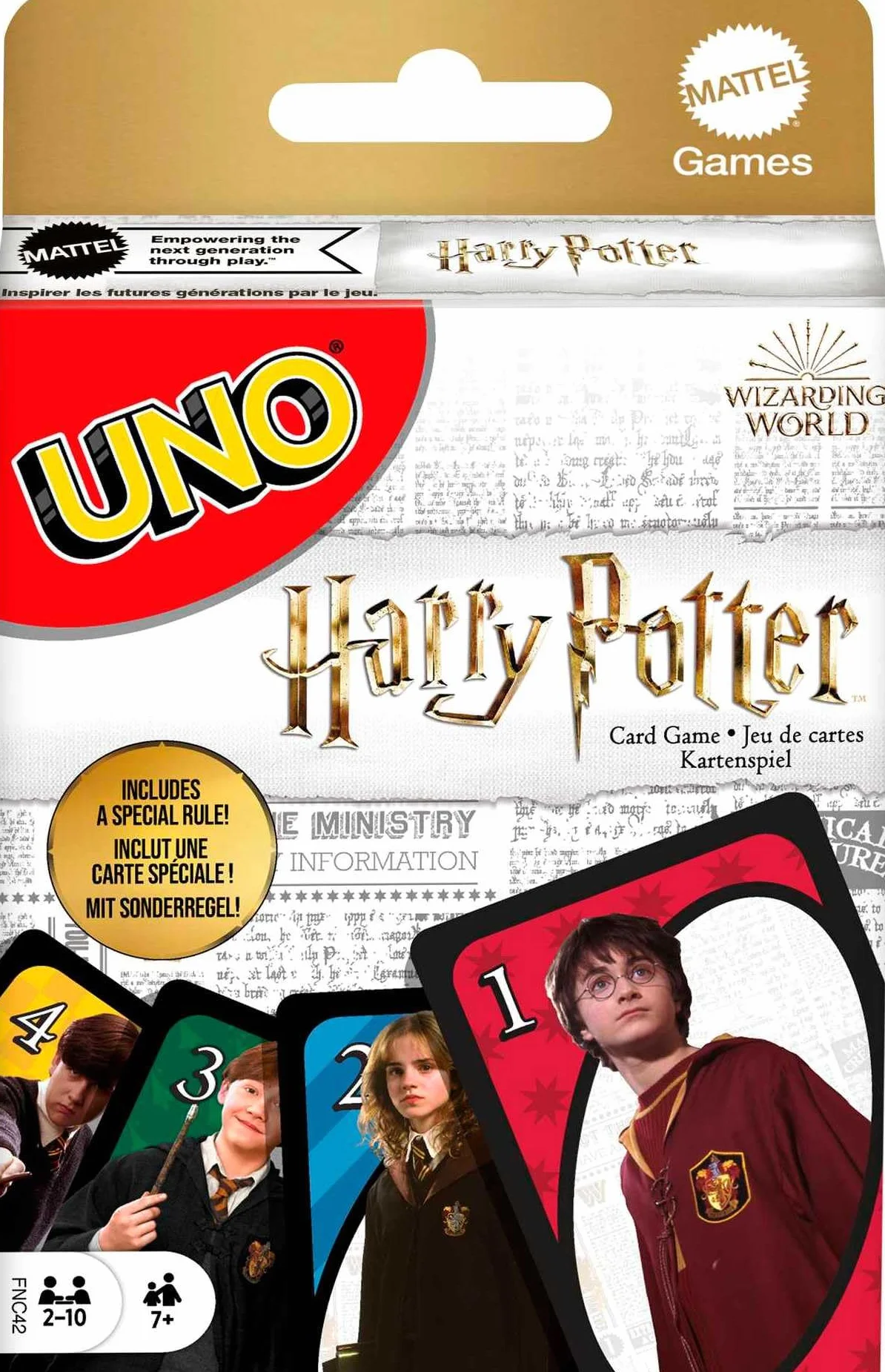 Mattel Games Harry Potter Karty do Gry, Wielokolorowy, od 7 lat