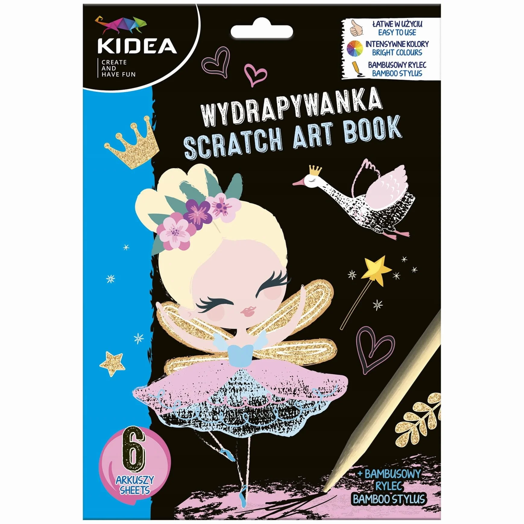Wydrapywanka wróżki Derform zdrapywanka 6ARK+RYSIK