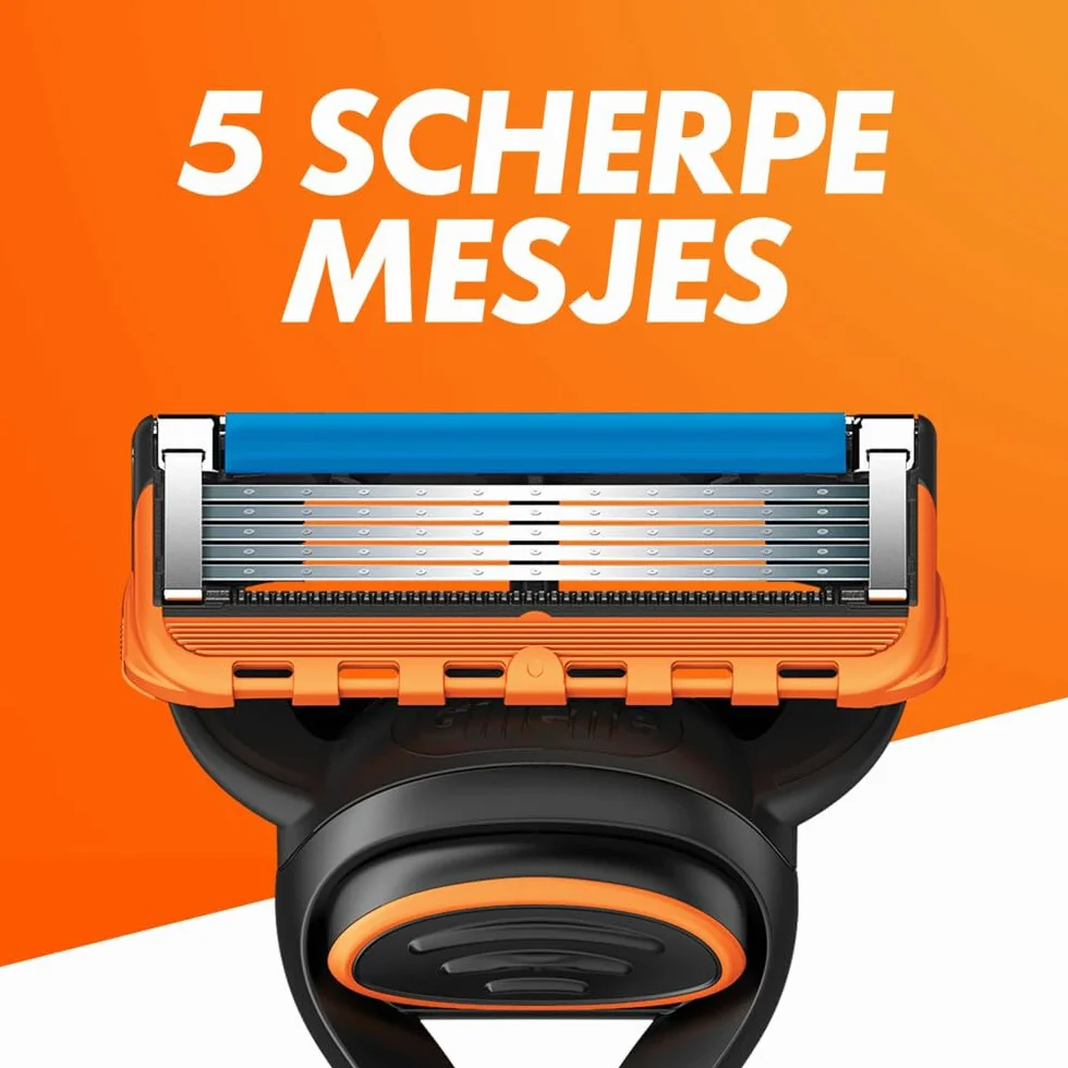 Gillette Fusion5 golarka dla mężczyzn, 11 zapasowych ostrzy z paskami ślizgowymi