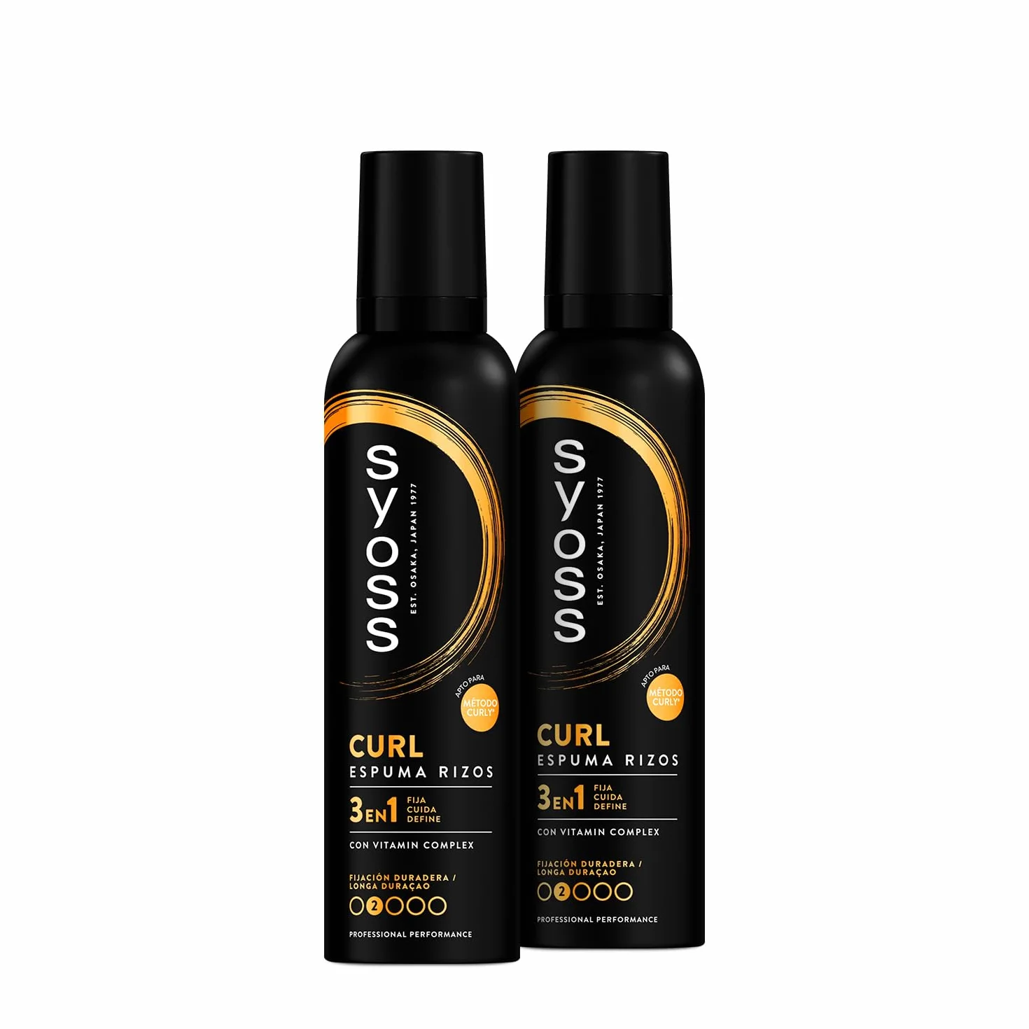 Syoss - Pianka Loki Flex - Idealnie zdefiniowane loki bez zawijania - 2 sztuk 250 ml - Włosy jak świeżo z fryzjera