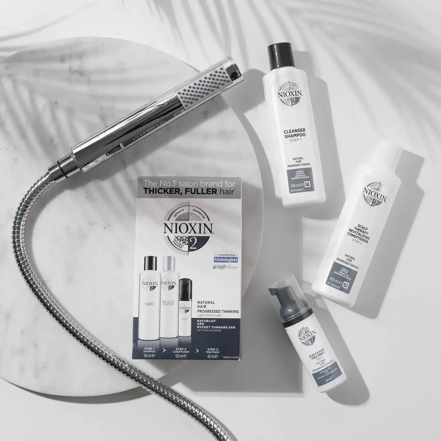 Nioxin System 2 Trial 3-etapowy zestaw do leczenia włosów naturalnych z utratą gęstości