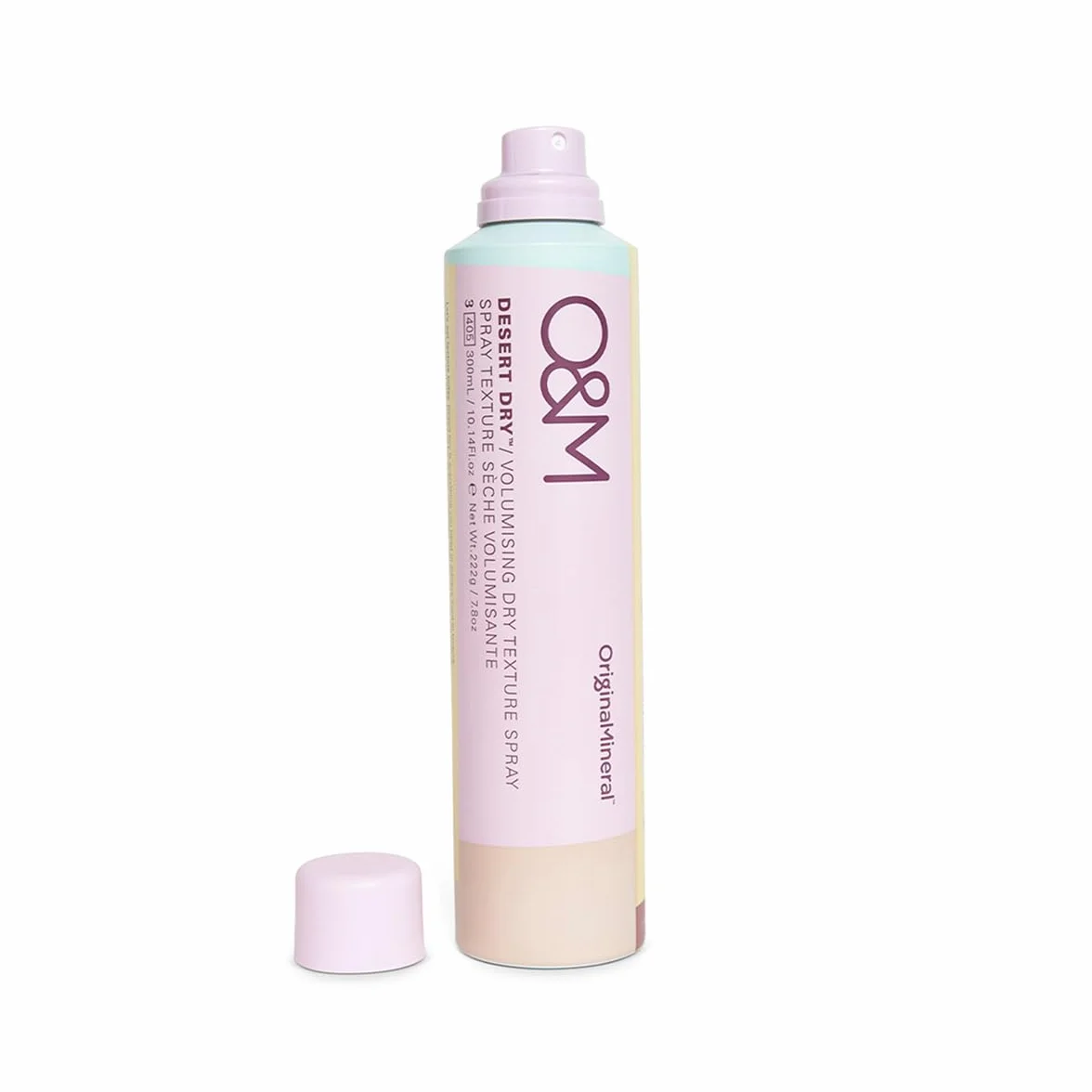 O&M Desert Dry Volumising Dry Texture Spray (300ml) - Zwiększanie objętości dla korzenia o elastycznej przyczepności - Spray teksturujący i pochłaniający olej - Bez siarczanów i silikonów - Certyfikat