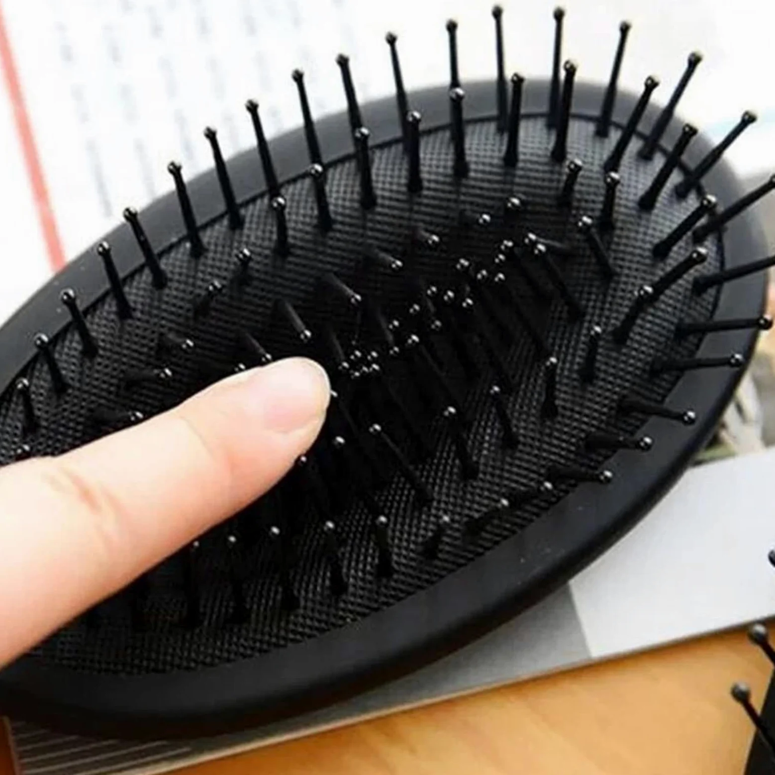 DieffematicSZ Grzebień Air Cushion Comb, Plastic Comb, Scalp Massage, Air Bag Comb, Curly Hair Comb, Rib Comb (Color : B)