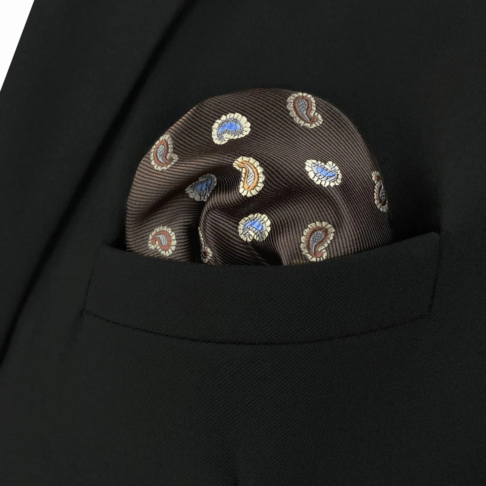 S&W SHLAX&WING Paisley poszetki do garnituru męskiego XL duże na wesele, studniówkę
