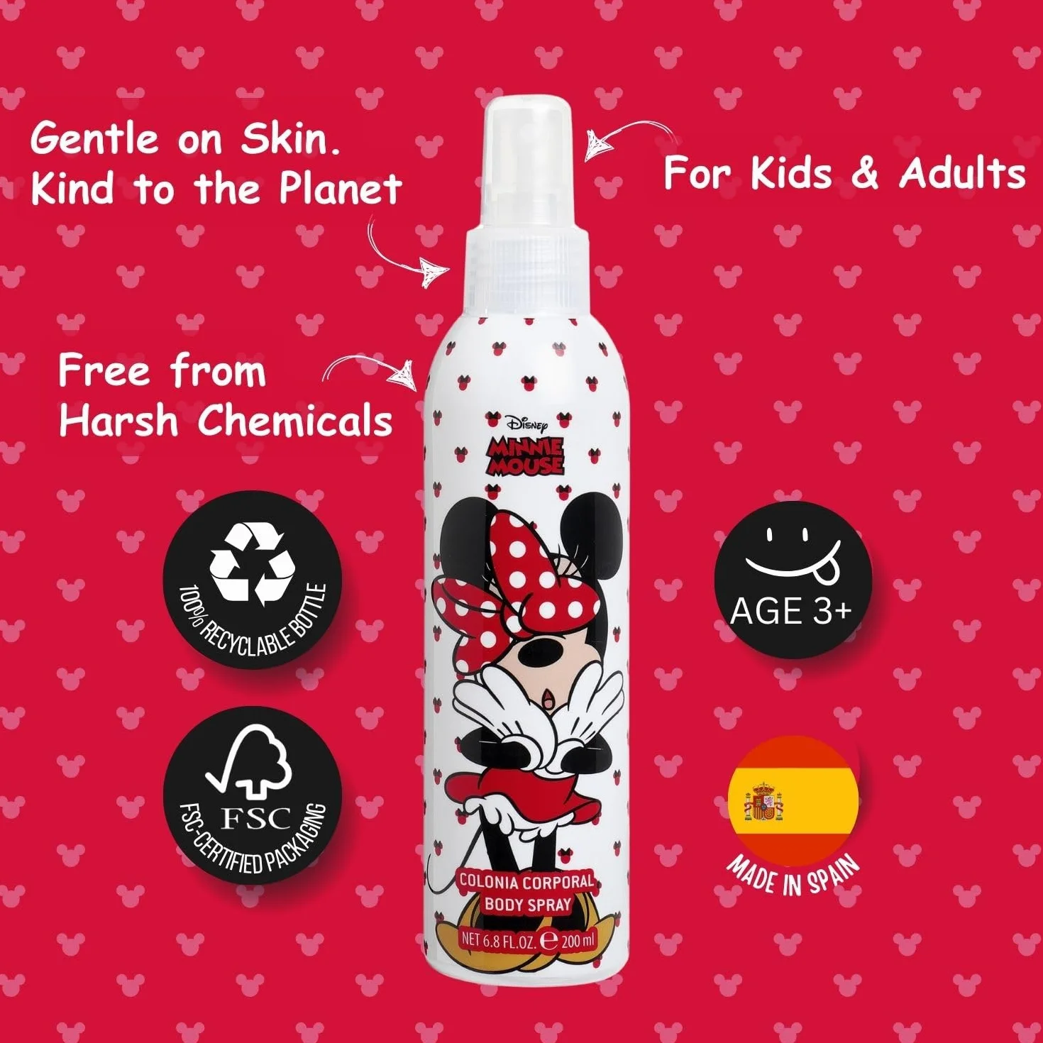 DISNEY Minnie Body Spray 200 ml