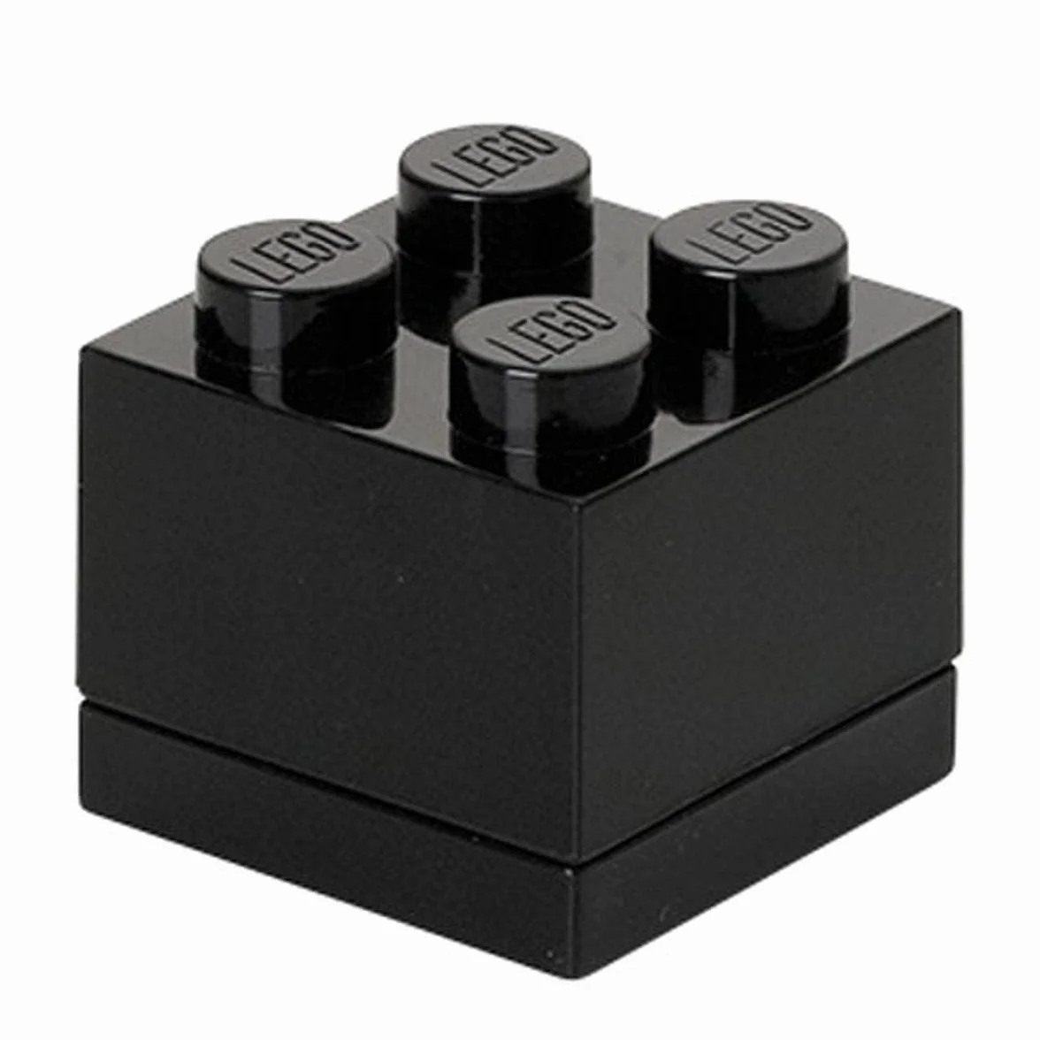 Lego Pudełko do przechowywania, 4 sztuki, czarne