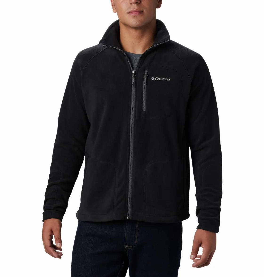 Columbia Fast Trek 2 Full Zip Fleece, Kurtka polarowa Mężczyźni, Black, M