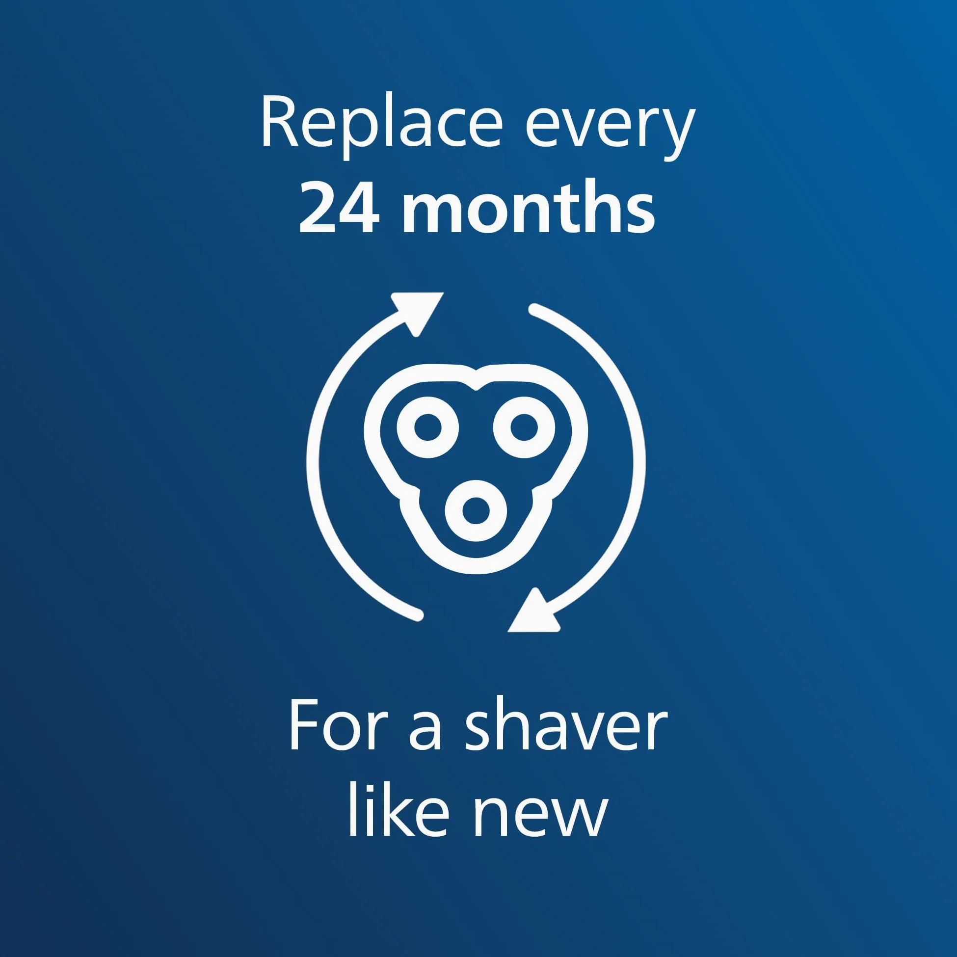 Philips Norelco oryginalne głowice golące SH30/52, kompatybilne z Norelco Shaver Series 1000, 2000, 3000 i 5000X, zaokrąglone