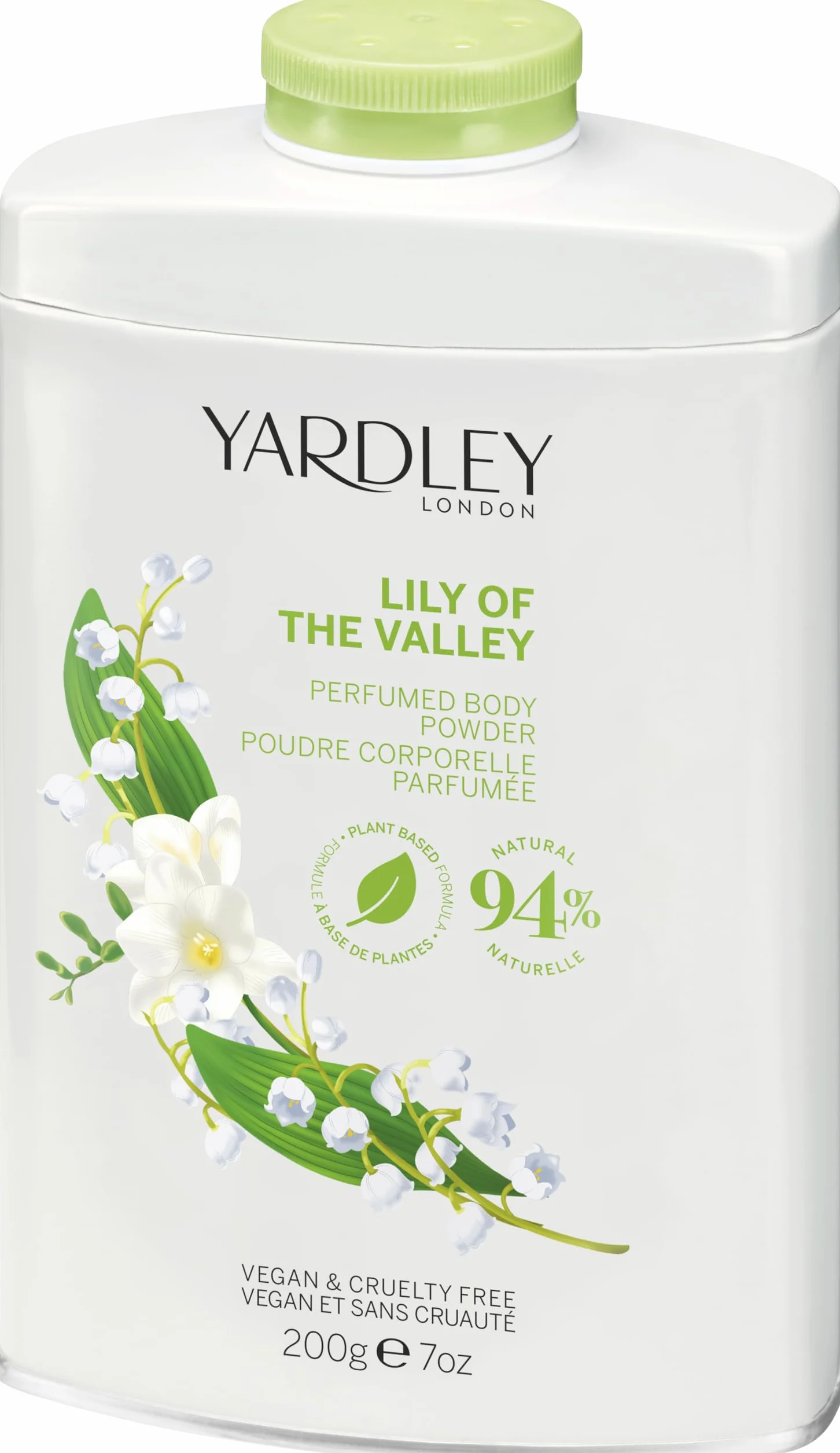 Yardley London Lily of the Valley Perfumed Body Powder 200g Talk dla kobiet