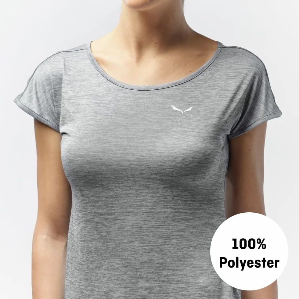 SALEWA Puez Melange Dry T-shirt damski, Oatmeal Melange, XXL