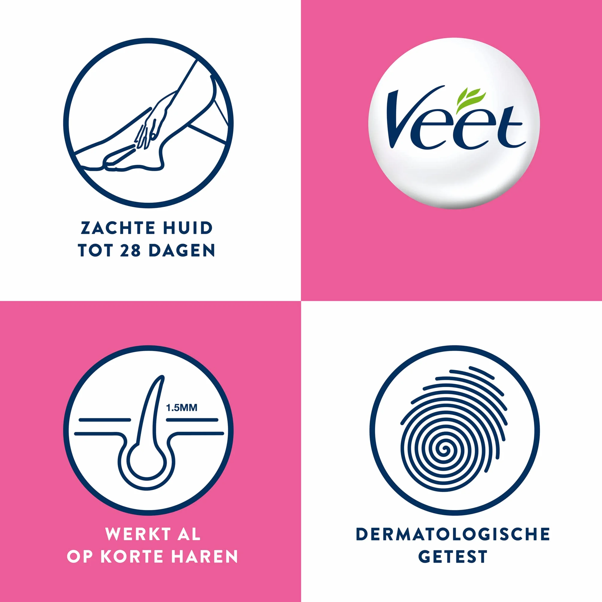 Veet - Easy-Gelwax paski woskowe do skóry wrażliwej – 40 pasków