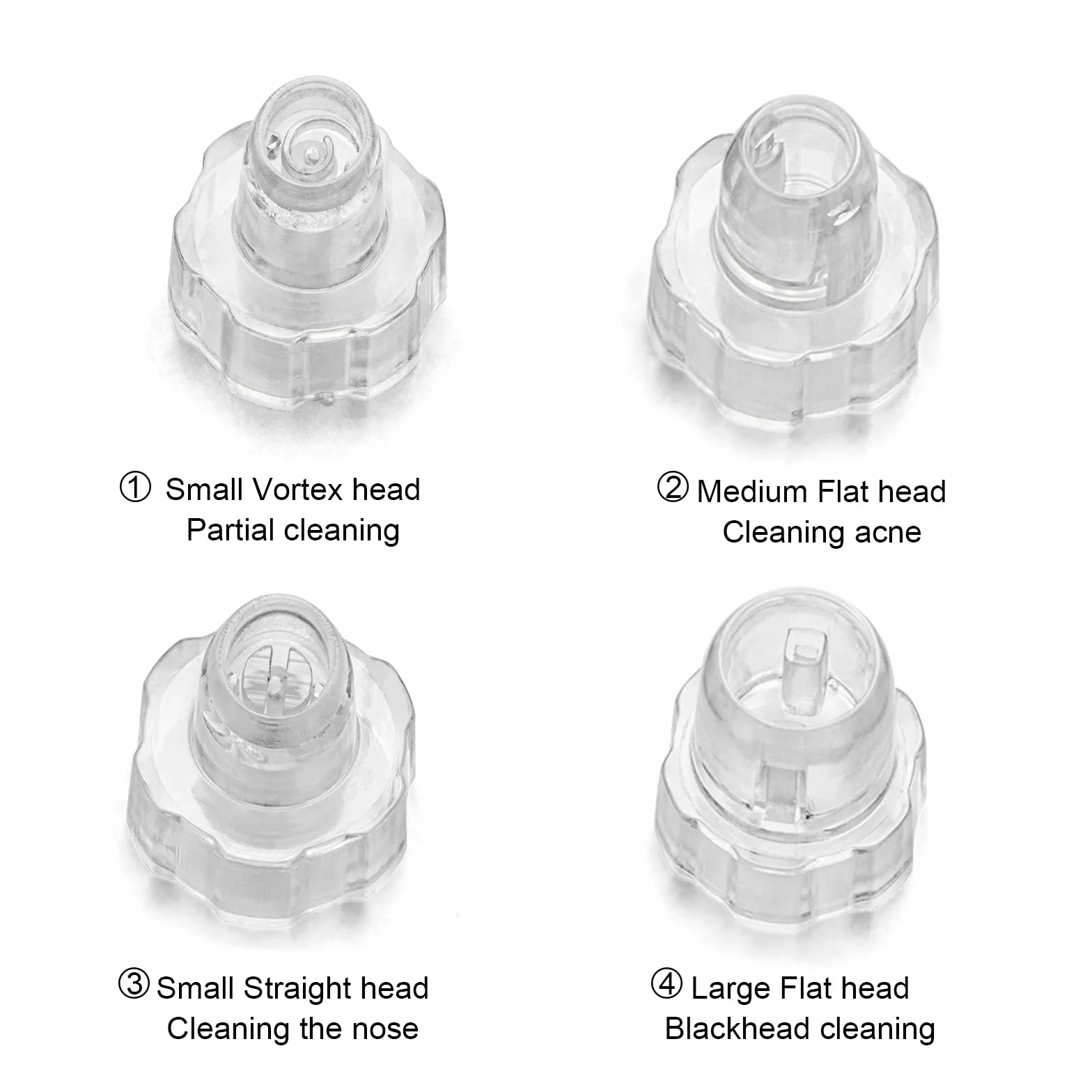 Hydrafacial Wymiana końcówek Porady kosmetyczne Vortex P?askie końcówki do peelingu wodnego Aqua Peel Hydrofacial Parts plastikowe lub silikonowe 10 sztuk Elitzia ETAF133T