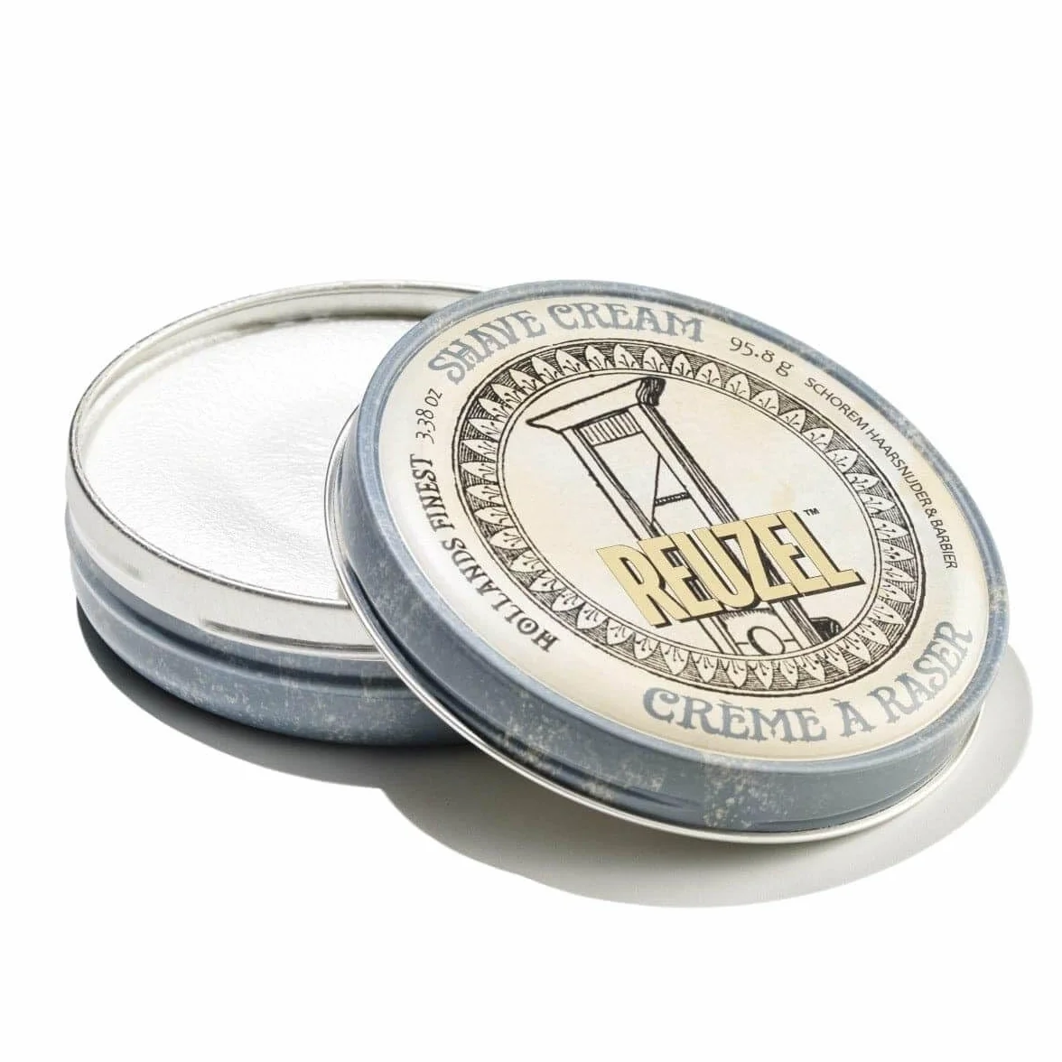 Reuzel Shave Cream - Reduces Cuts and Nicks - Highly Concentrated, Rich and Super-Slick Formula - Closest, Most Comfortable Shave - Reduce Scrapes and Razor Irritation - Vegan Formula - 95.8 g