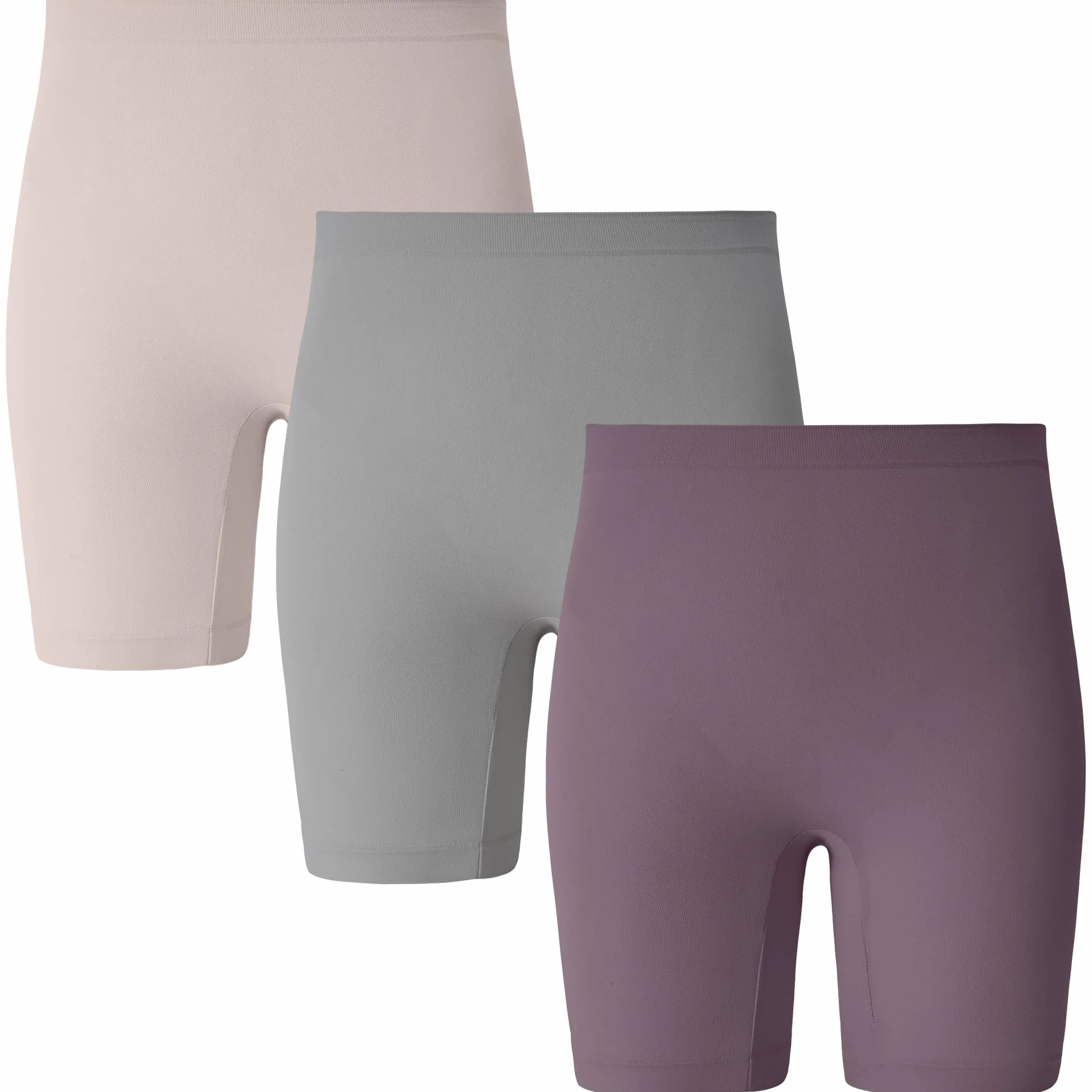 INNERSY Damskie majtki, krótkie legginsy, fajne spodnie rowerowe na lato, wysoka talia, majtki, 3 sztuki w opakowaniu
