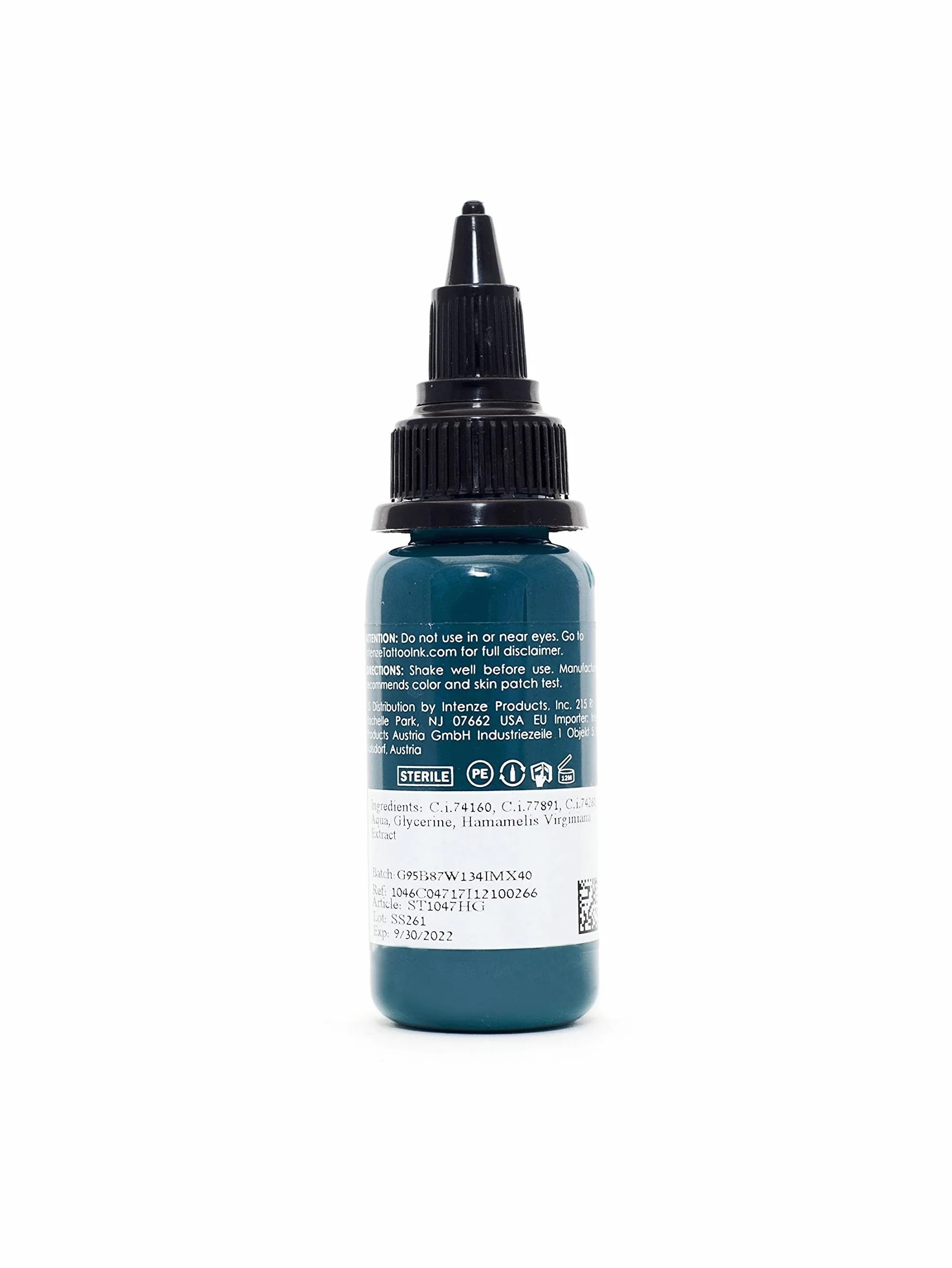 INTENZE Tatuazu Kolor Zielony (1 oz, Hunter Green)