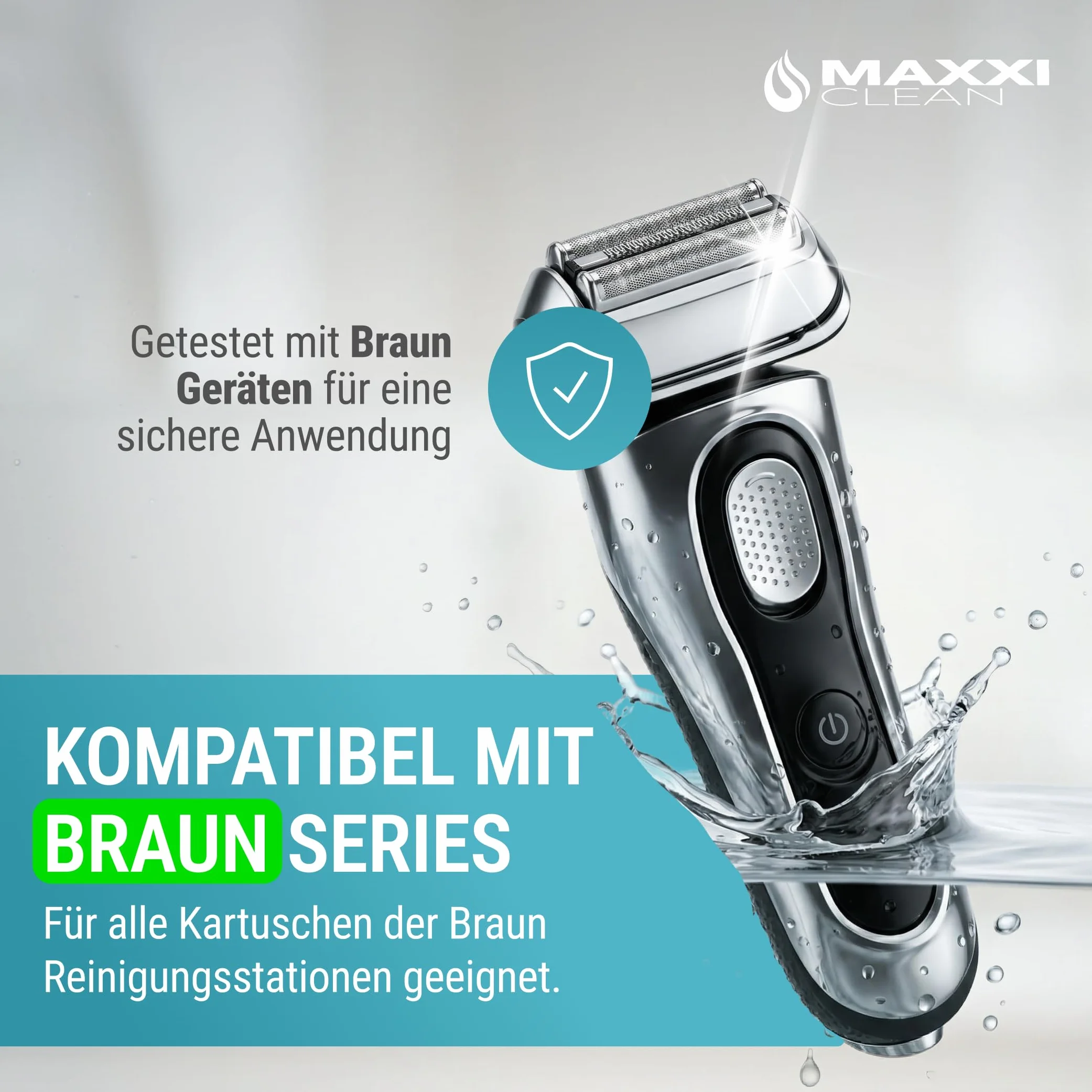 Płyn czyszczący do golarki Maxxi Clean 3x 750 ml kompatybilny z Braun